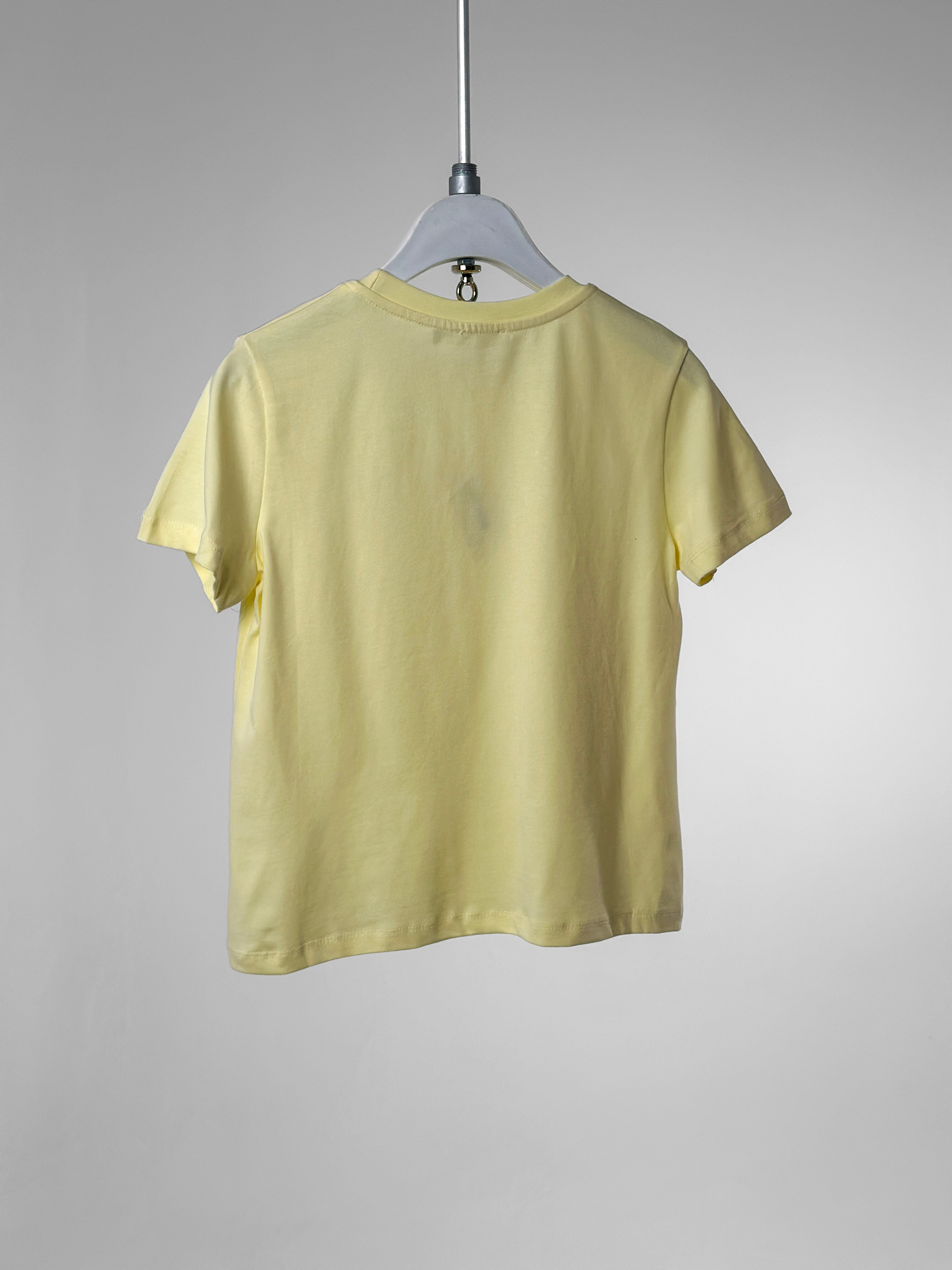 Çilek Nakışlı Basic T-Shirt
