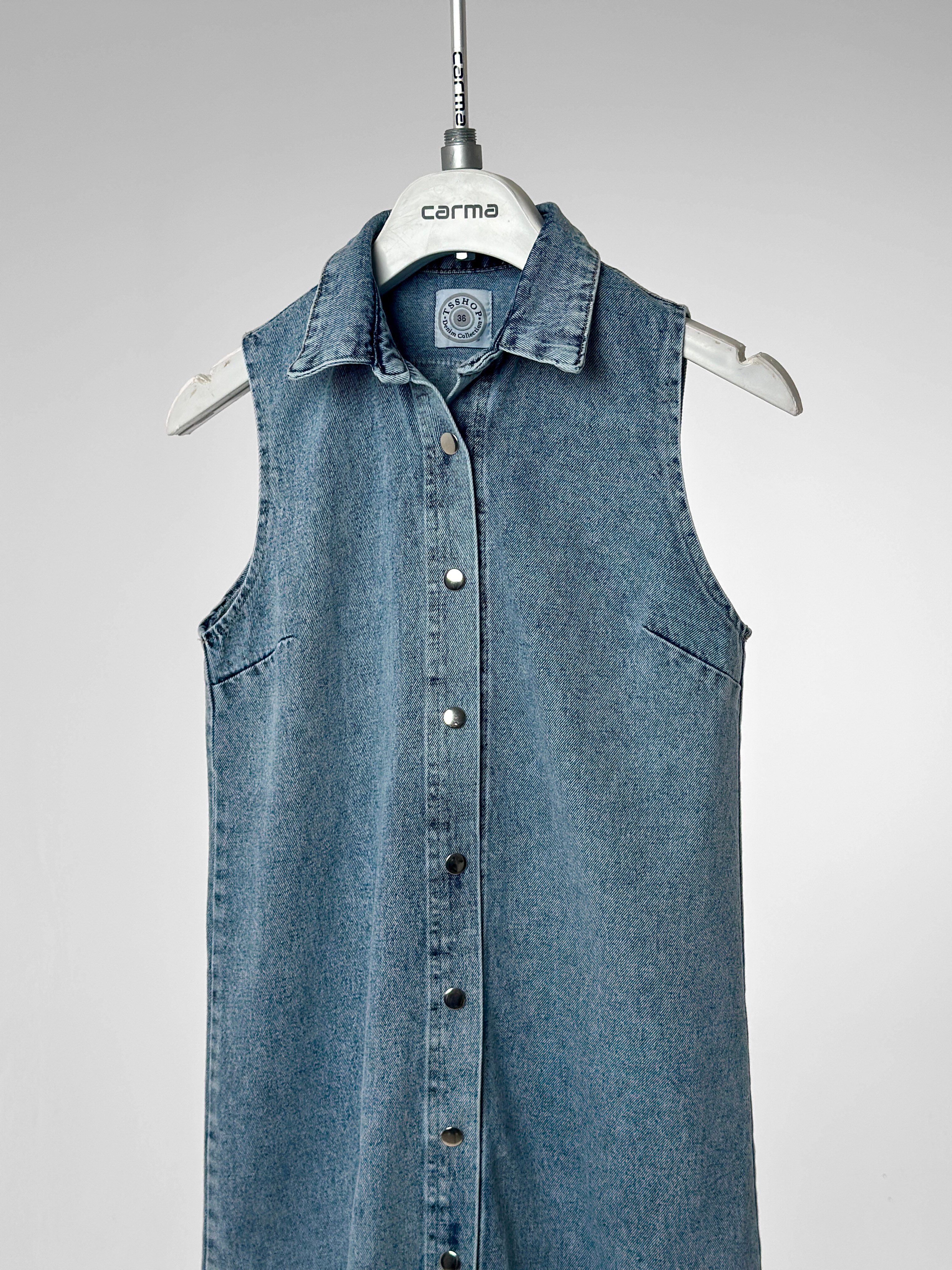 Denim Soul Yelek Elbise