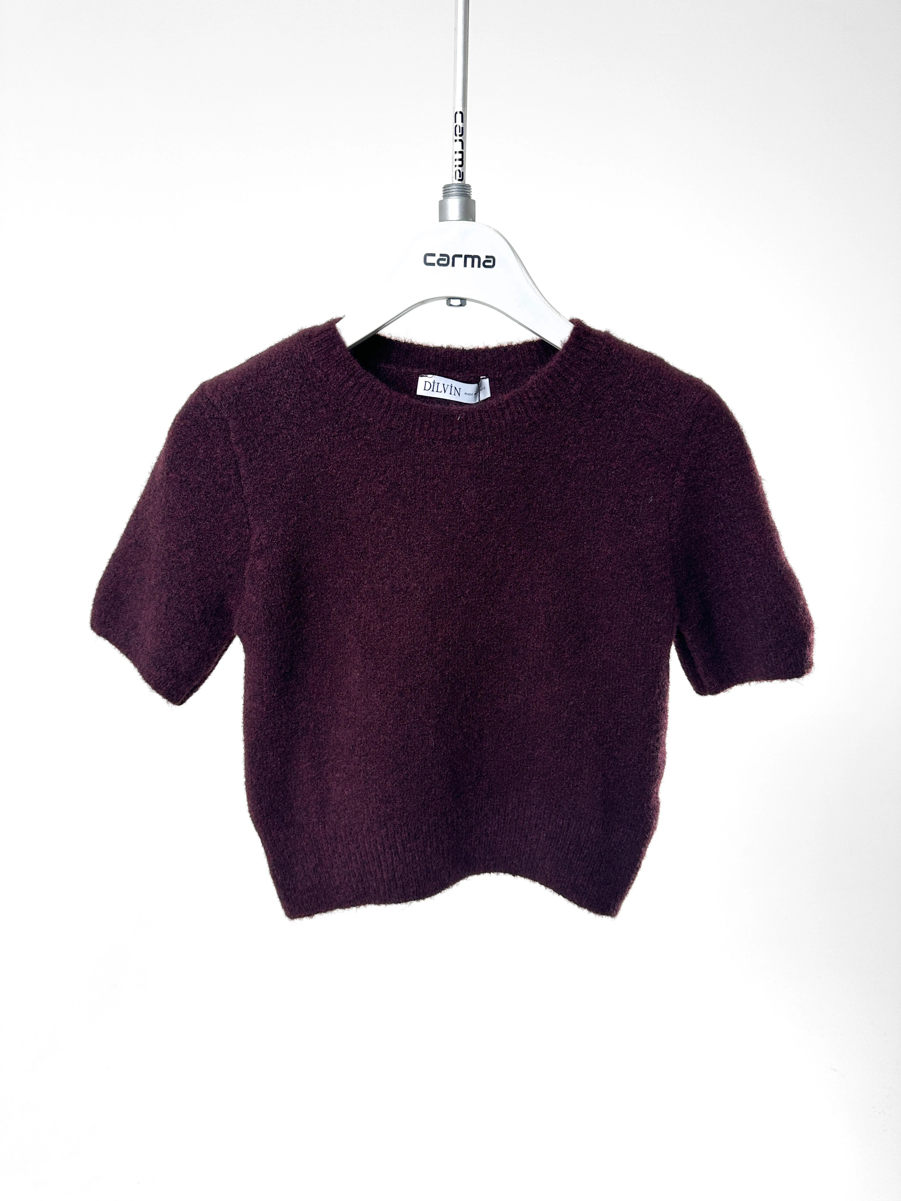 Yumuşak Dokulu Kısa Kollu Triko