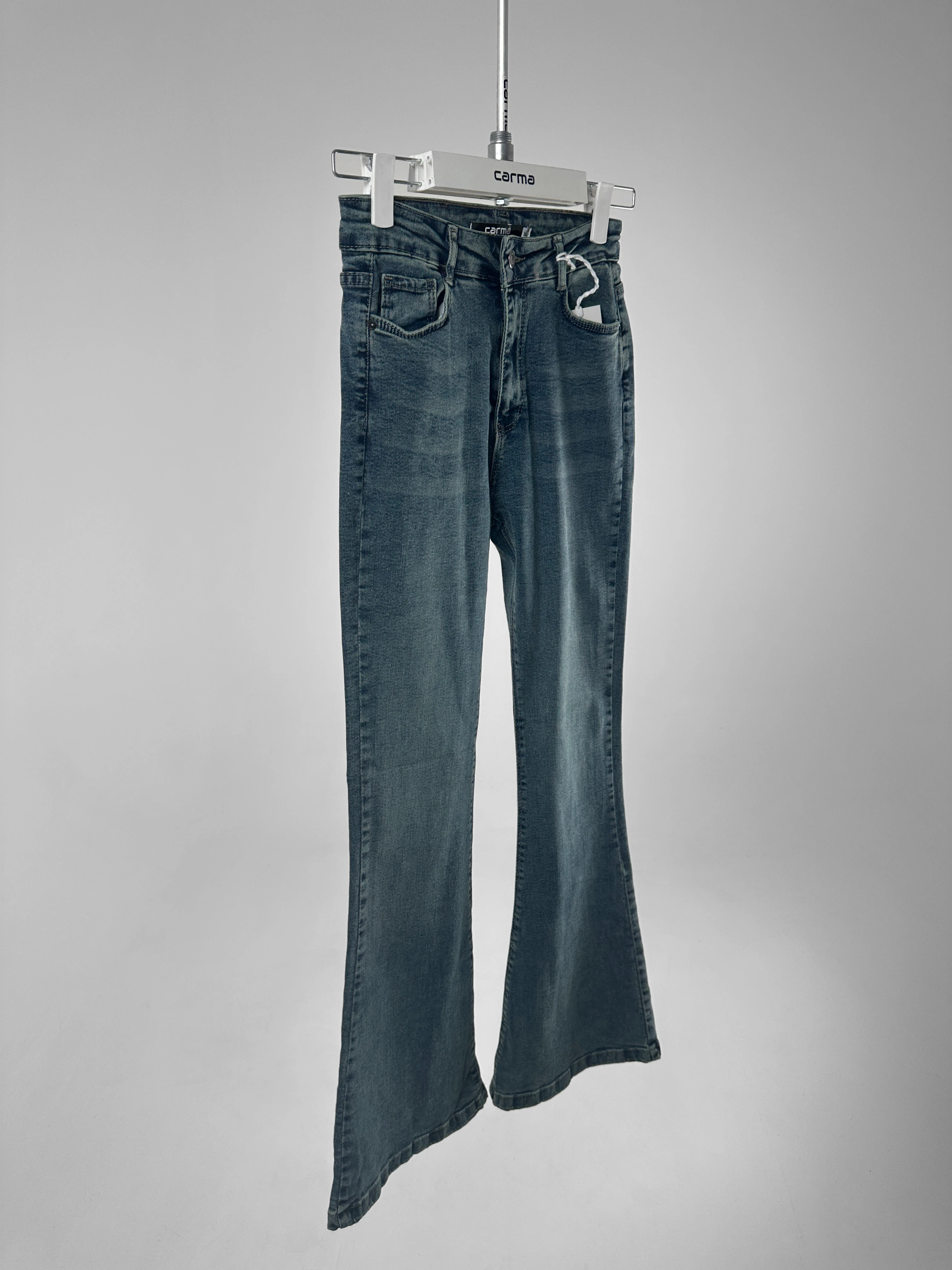 İspanyol Paça Jean Pantolon