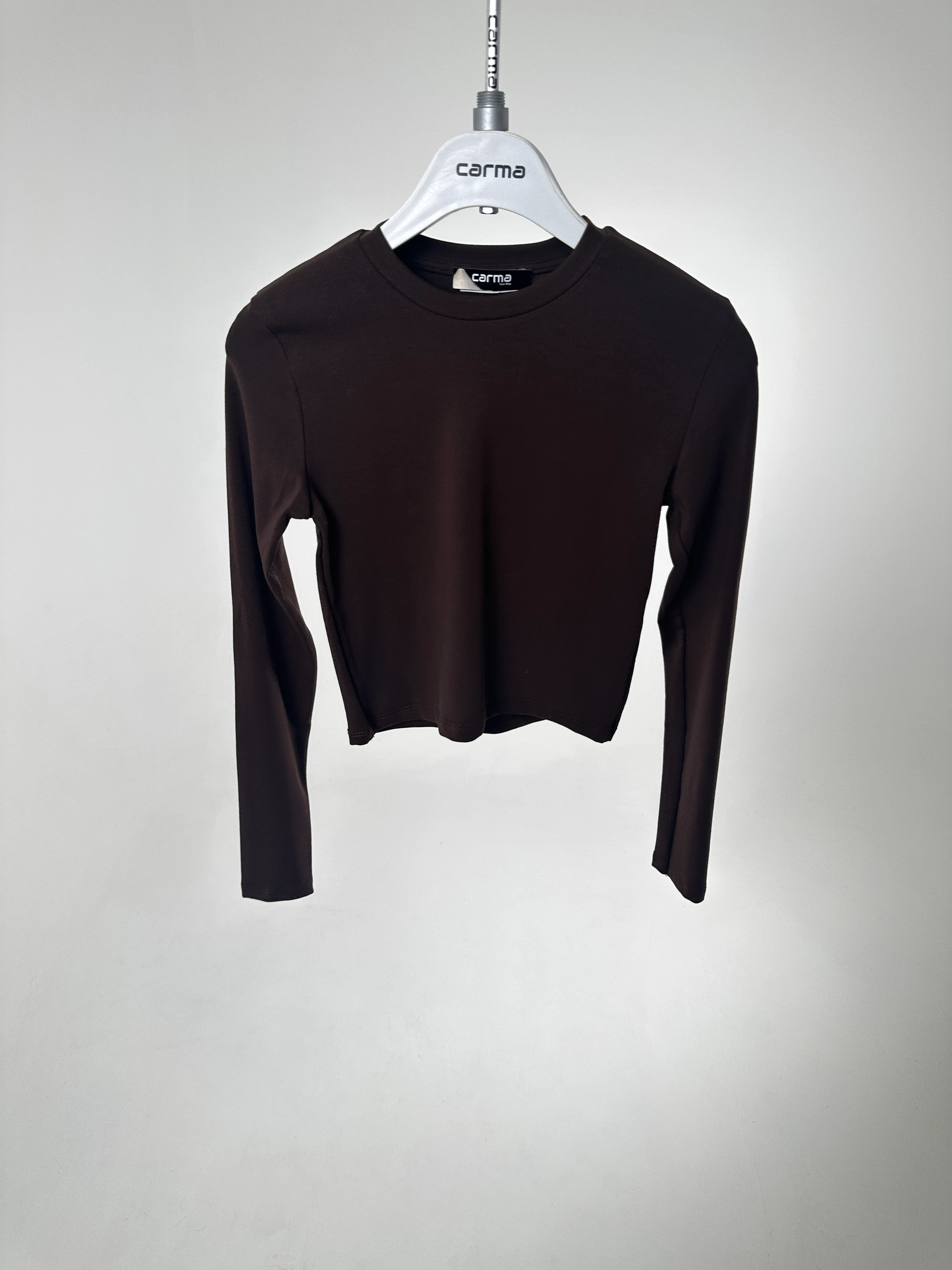 Basic Crop - acı kahve