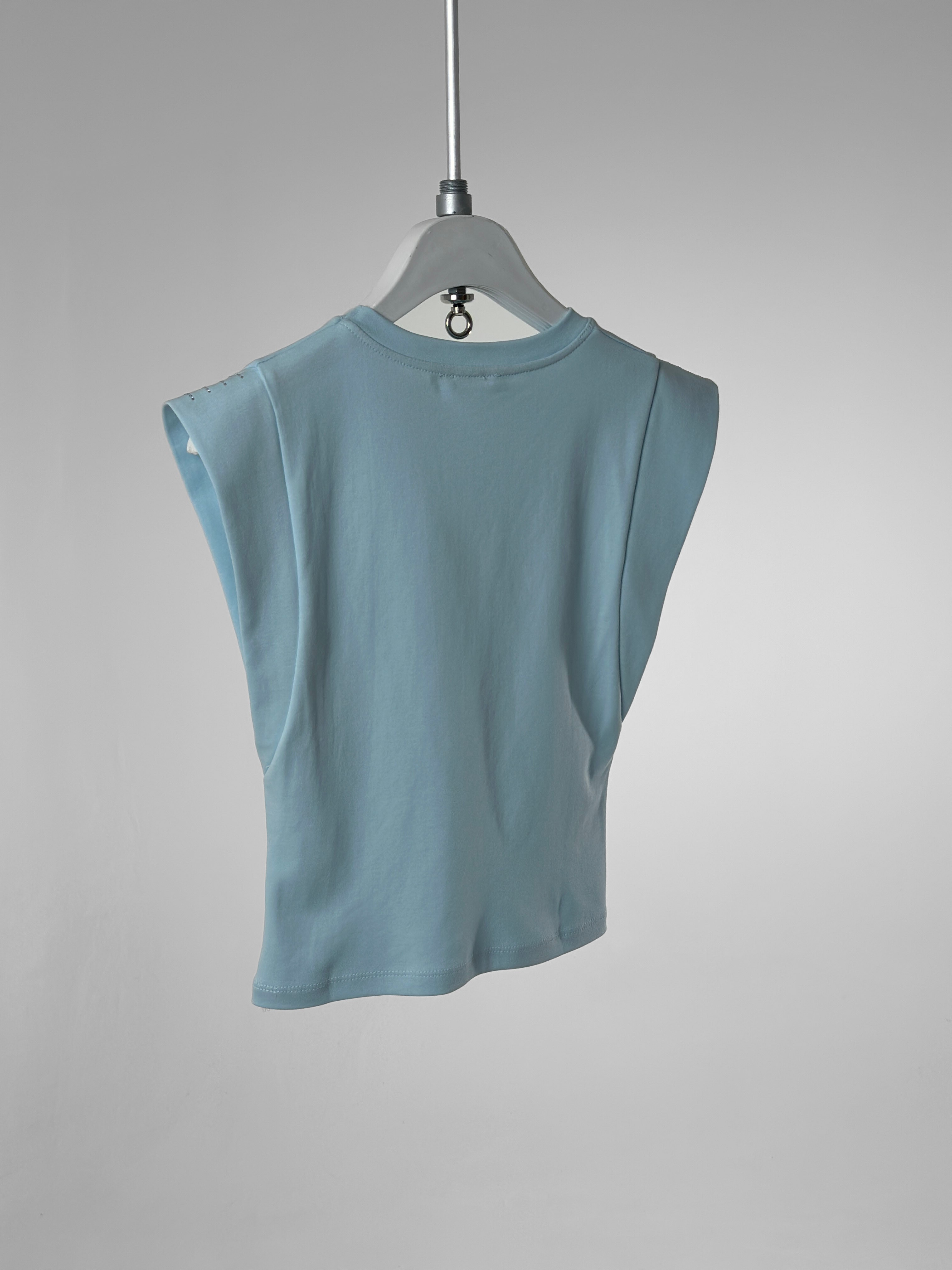 Omuz Taş detaylı T-Shirt