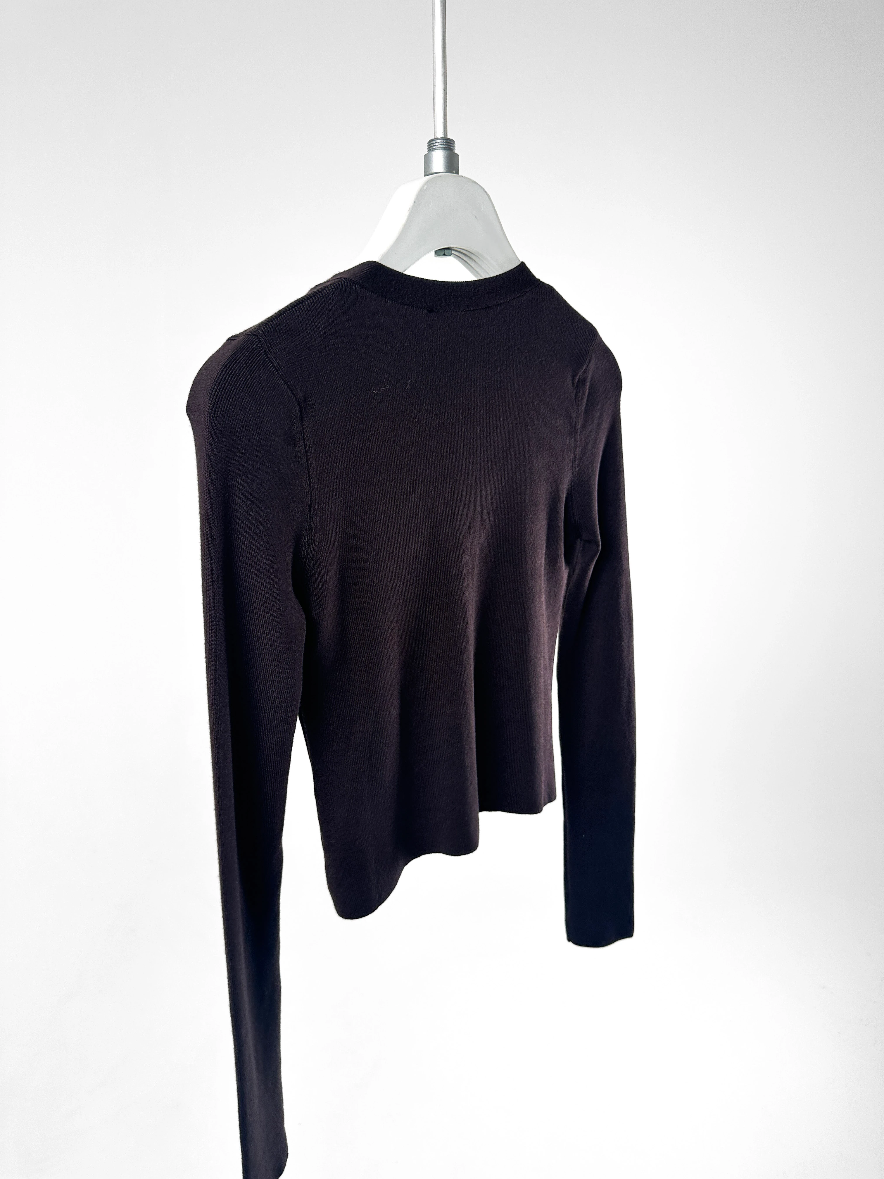 Büzgü Detaylı Triko Bluz