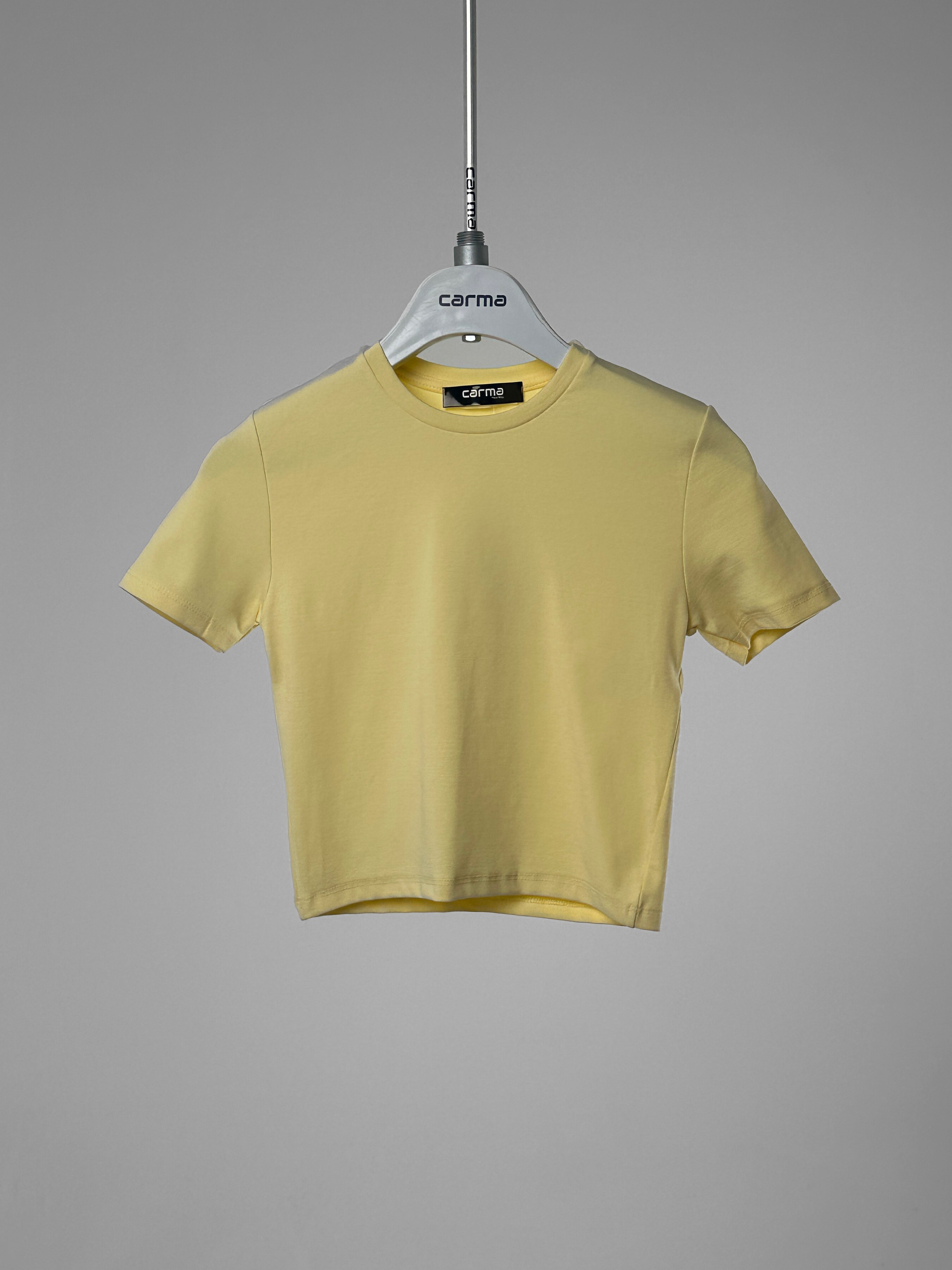 Basic Fit Crop - sarı