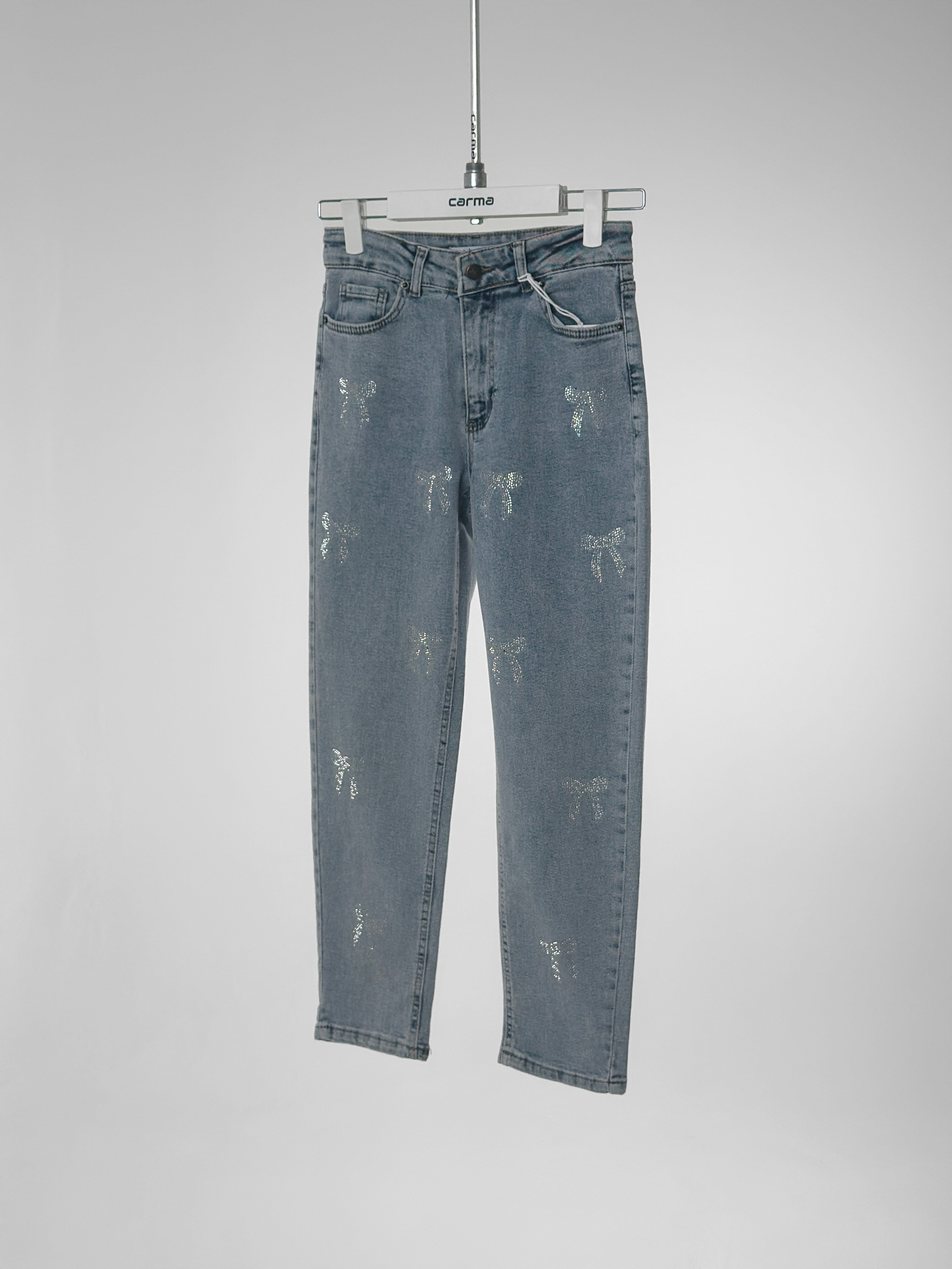 Fiyonklu Mom Jean