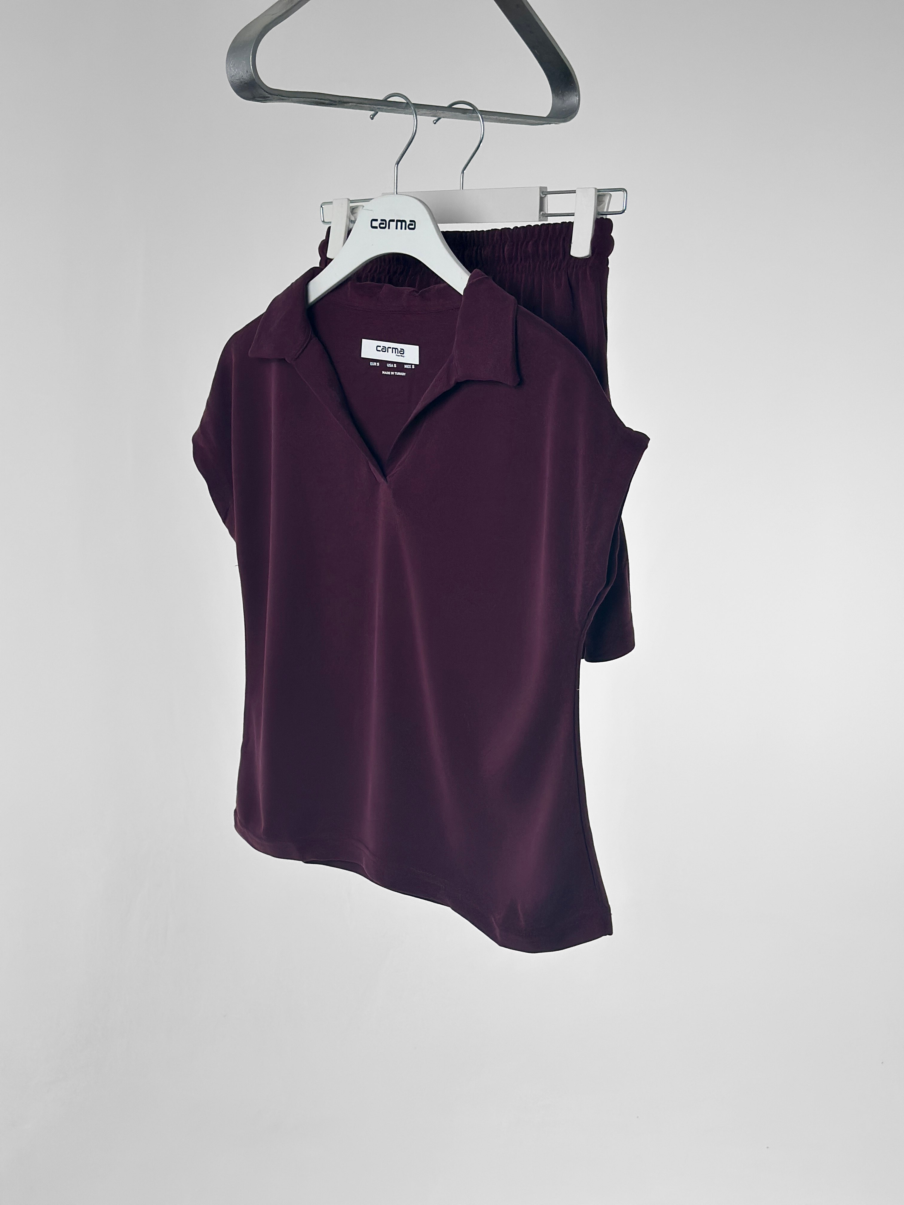 Pike Polo Şortlu Takım - bordo