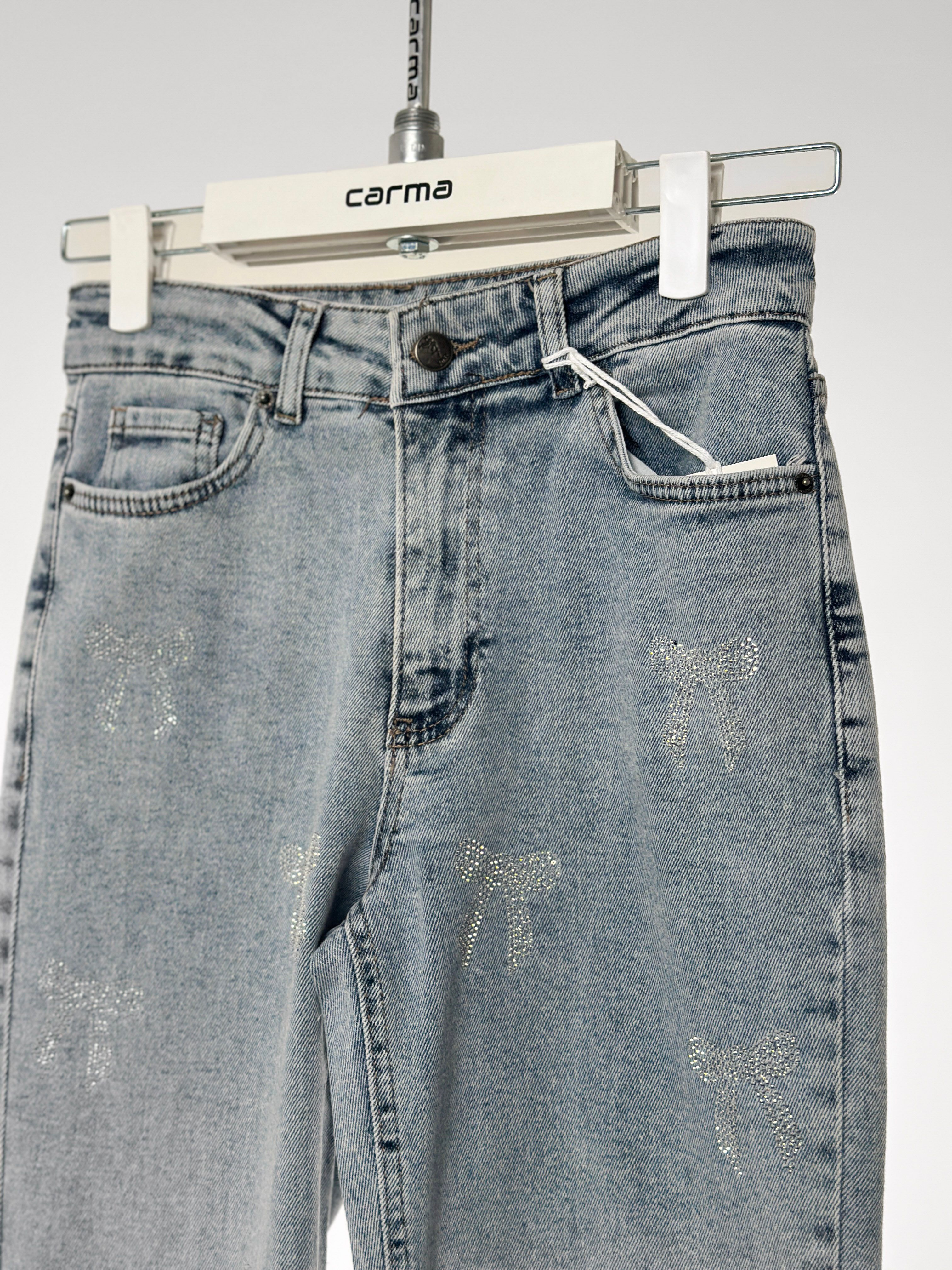 Fiyonklu Mom Jean