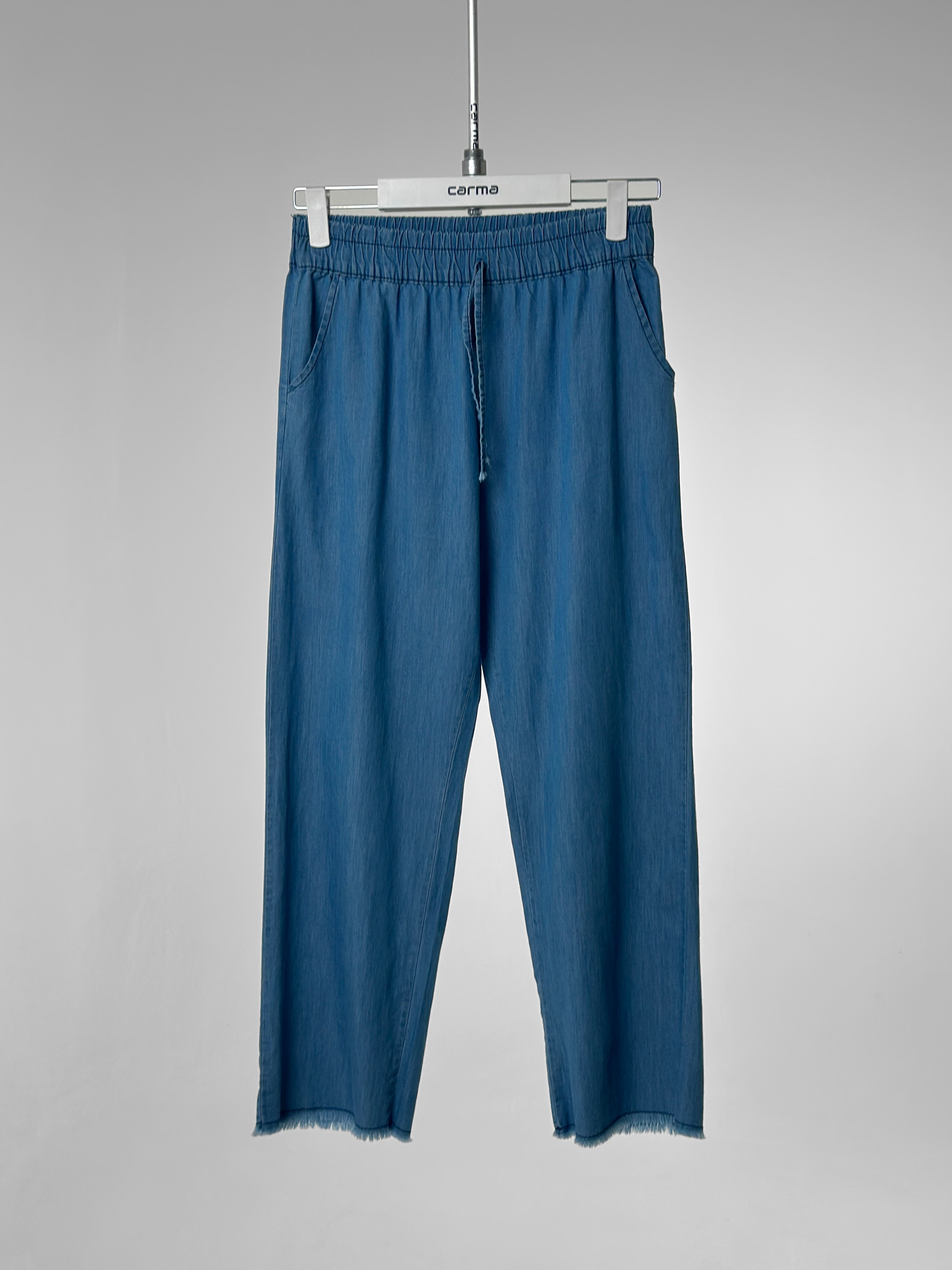Püskül Paça Tensel Pantolon