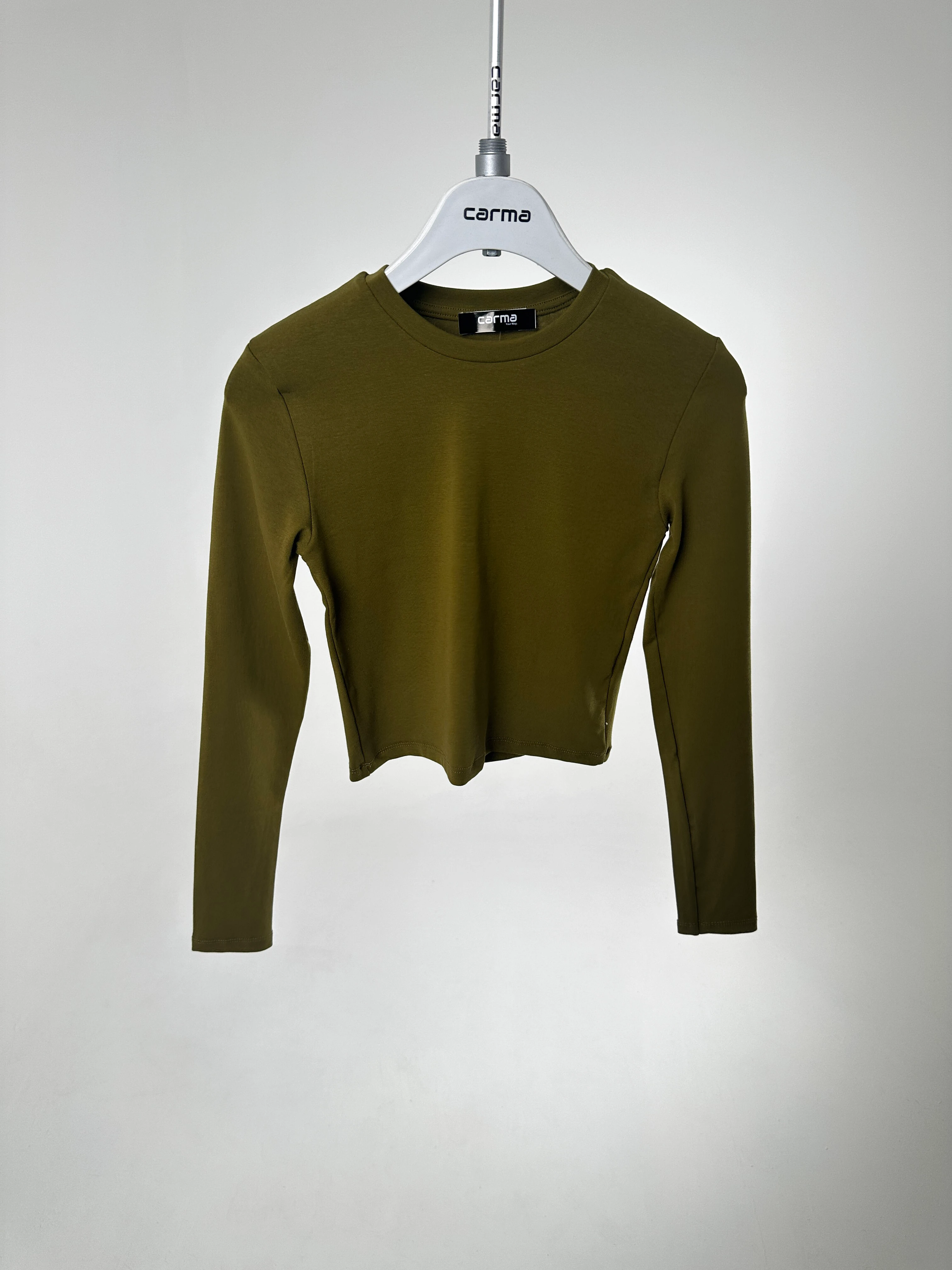 Basic Crop - yağ yeşili