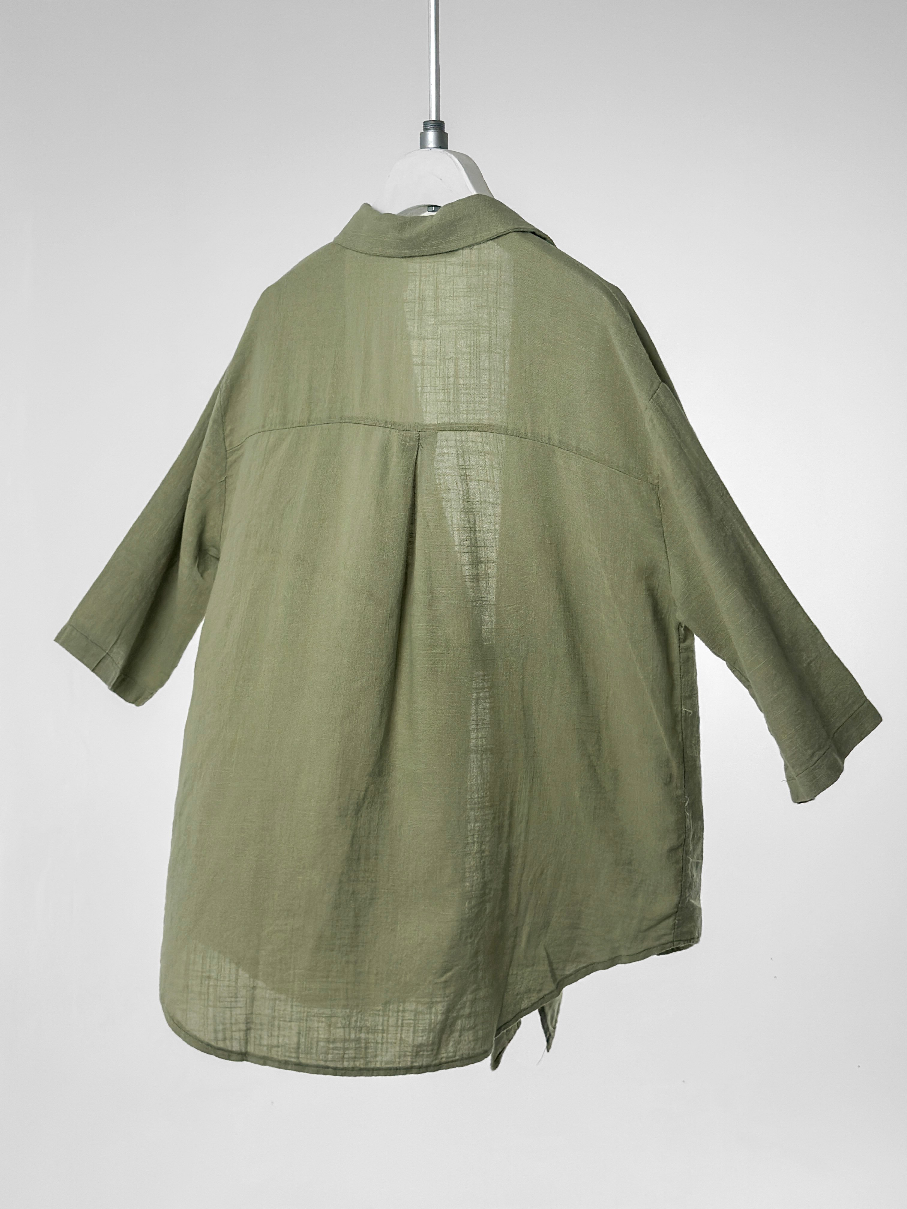 Keten Dokulu Kimono