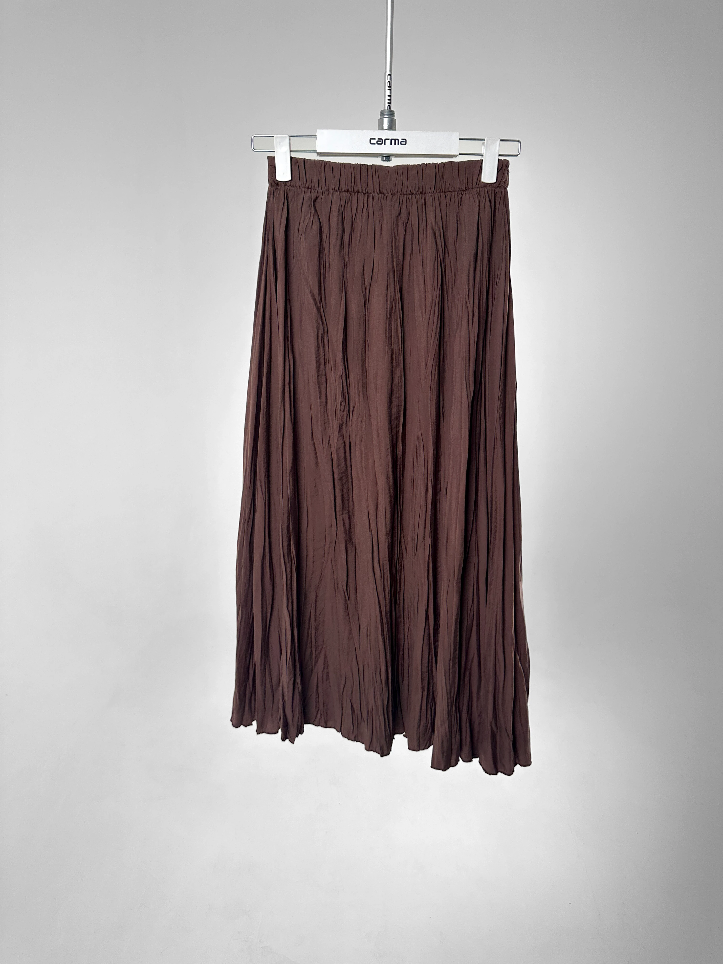 Dökümlü Kırışık Dokulu Etek