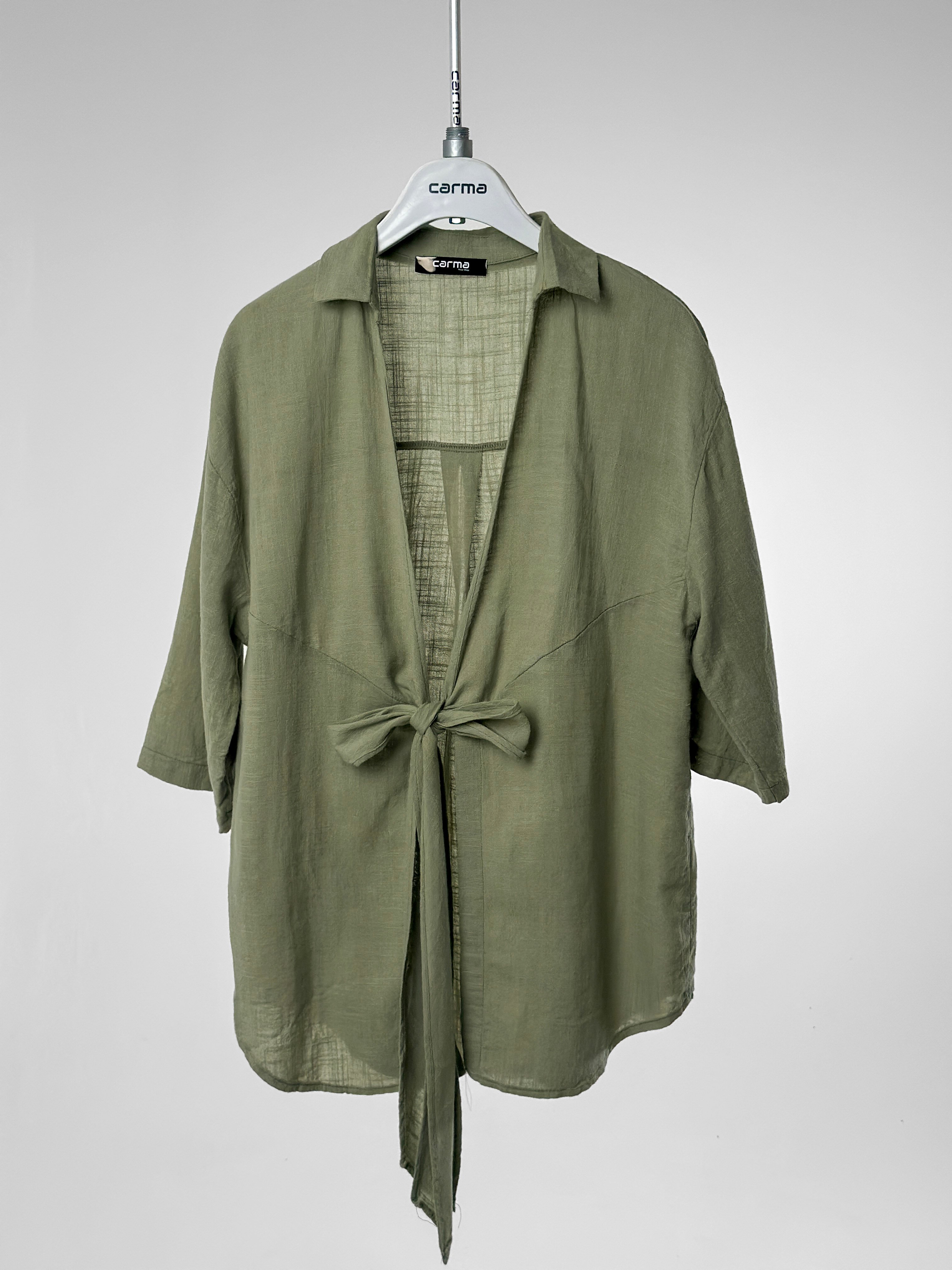 Keten Dokulu Kimono