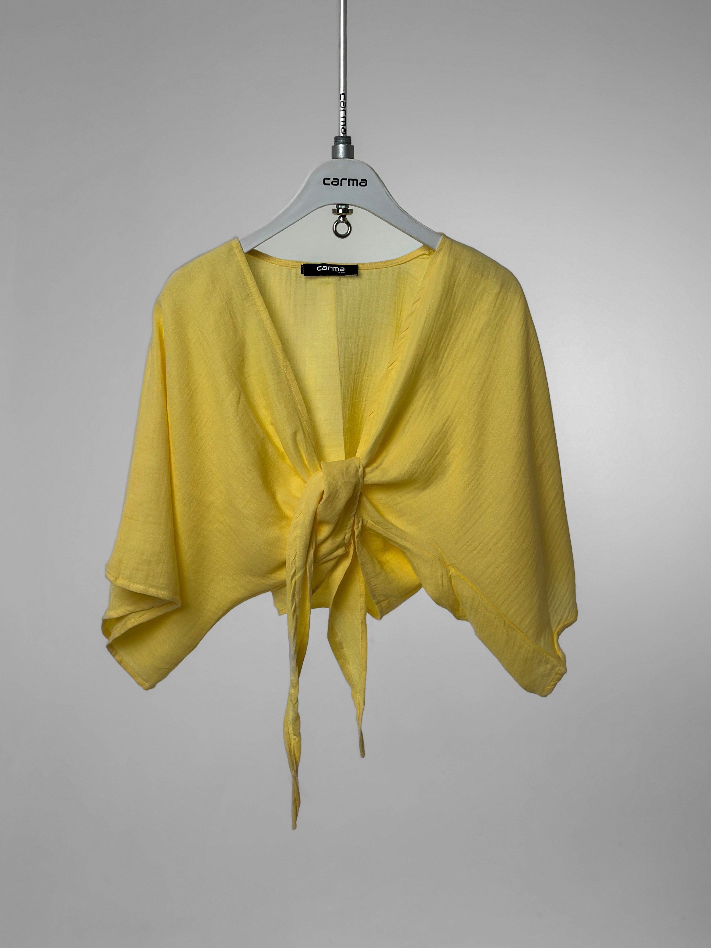 Mini Kimono Üst - sarı