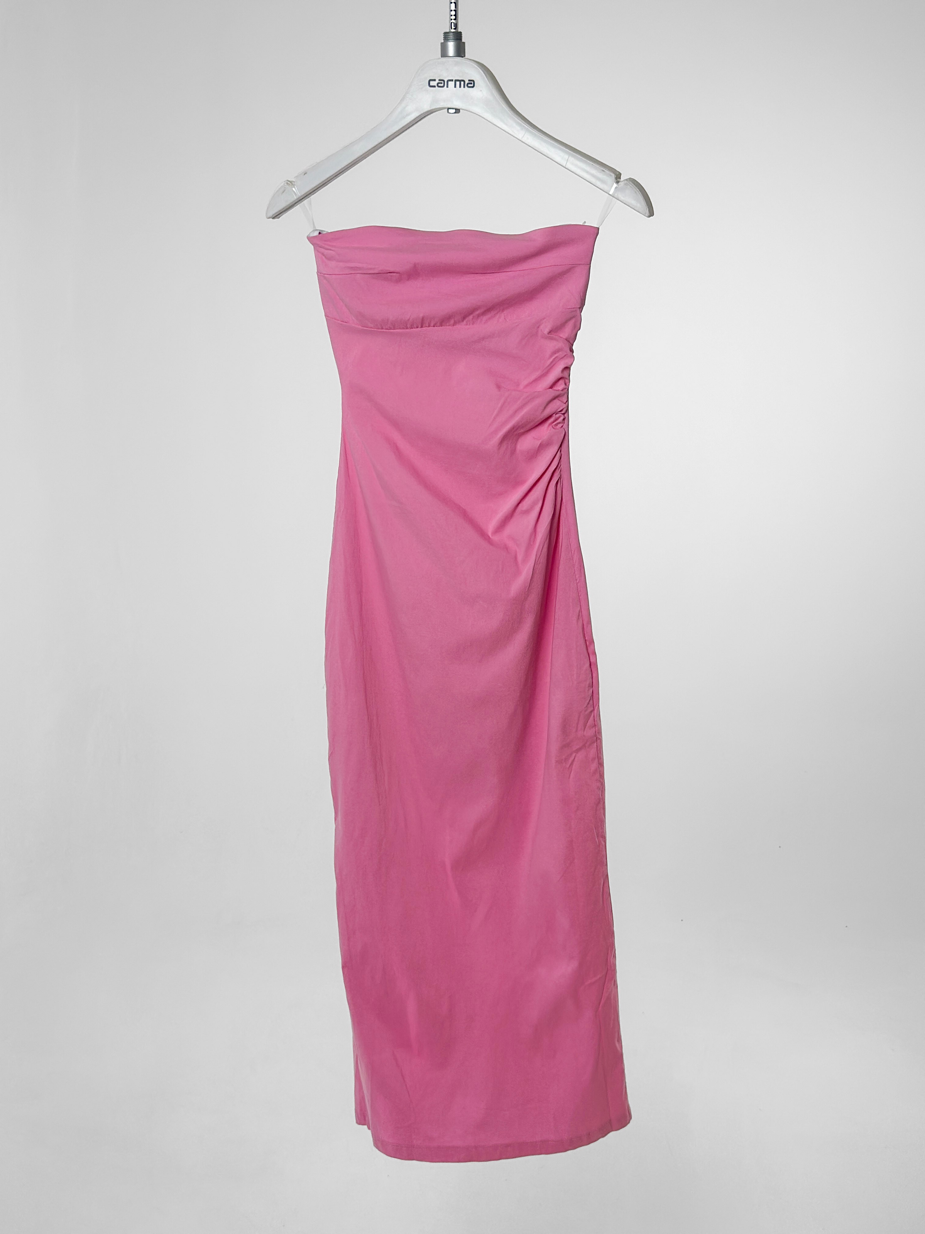 Drape Straplez Elbise