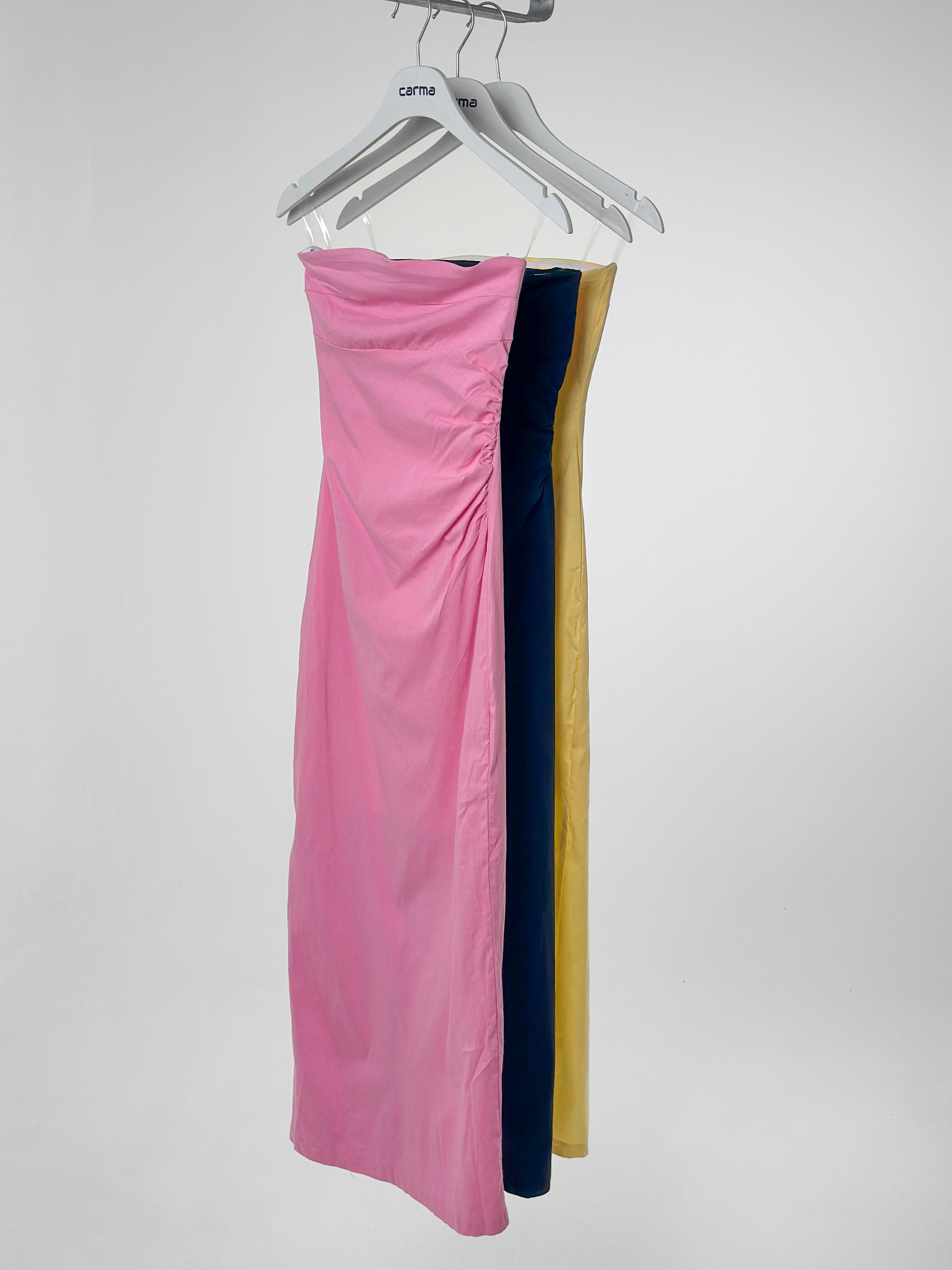 Drape Straplez Elbise