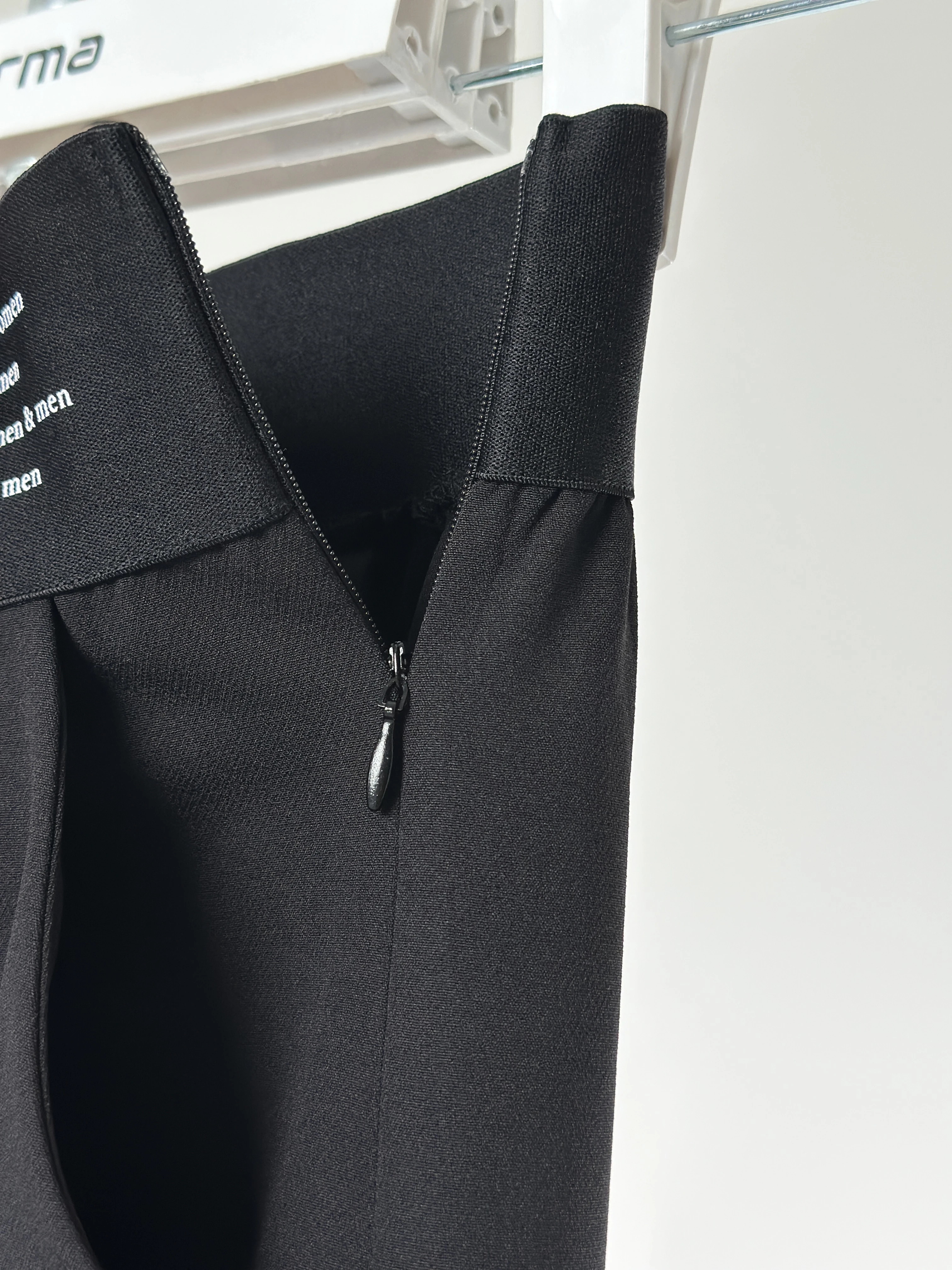 Yazılı Bel Detaylı Fit Pantolon