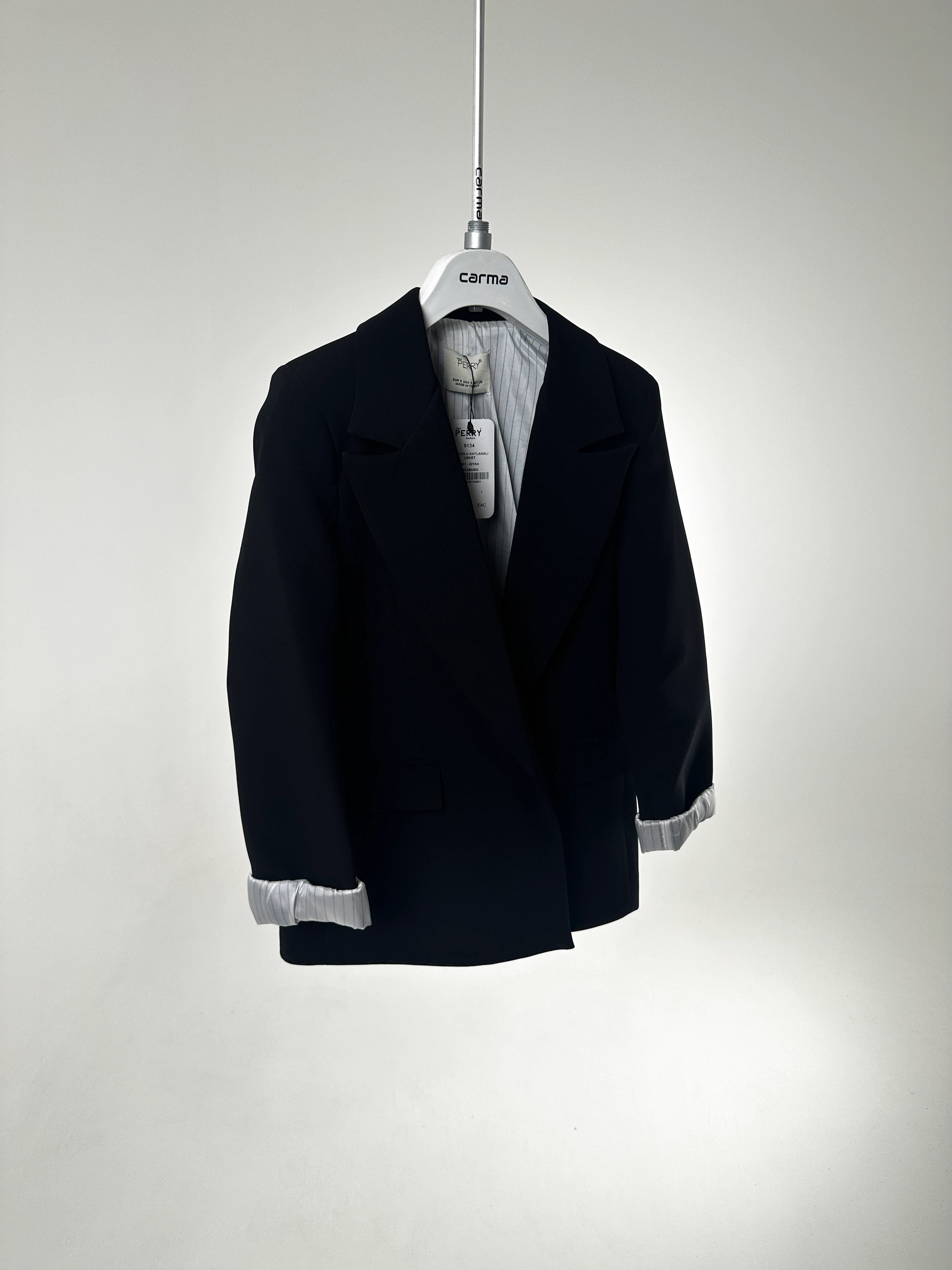 Klasik Düz Kesim Blazer Ceket