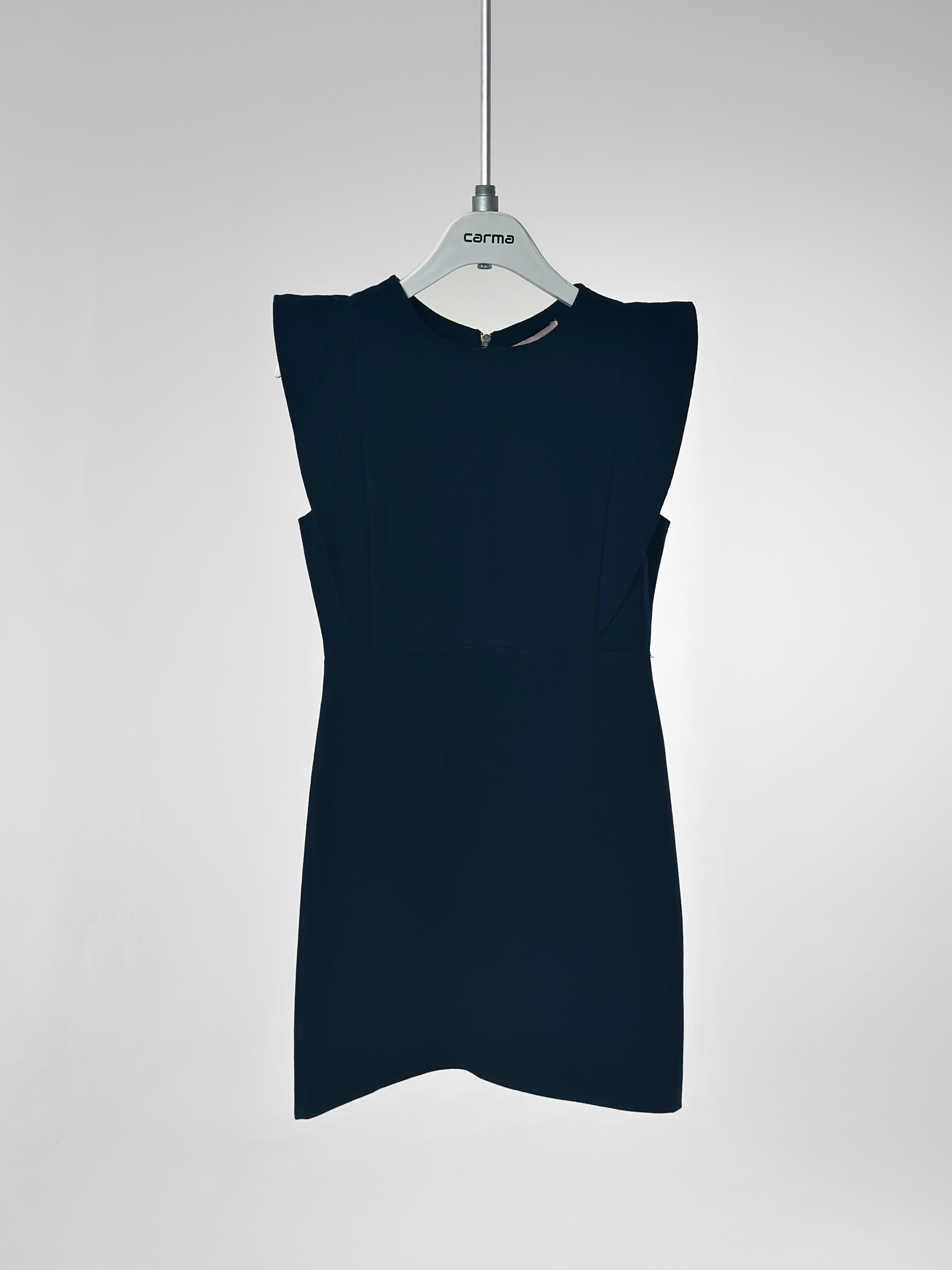 Dik Form Mini Elbise - lacivert