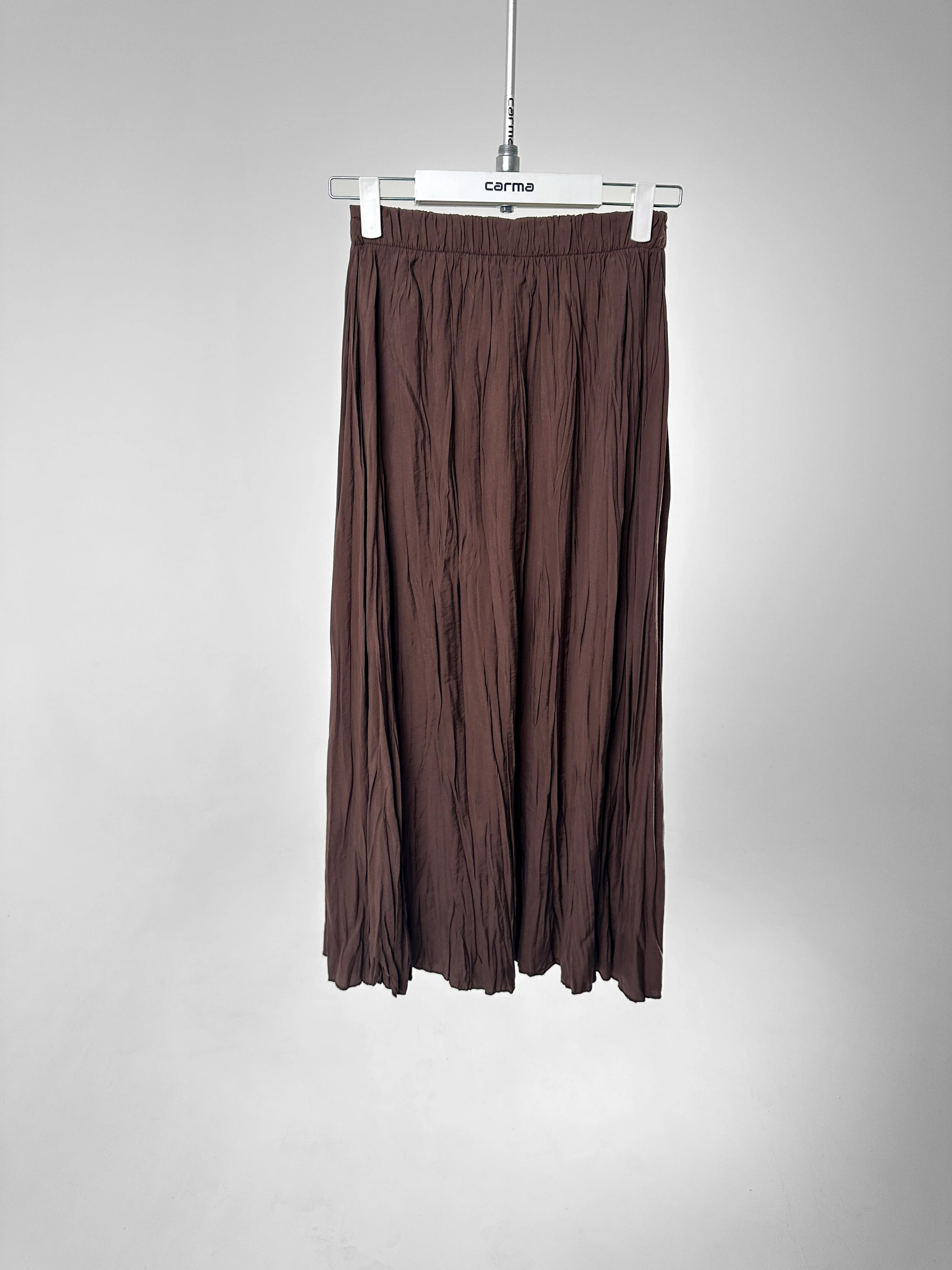 Dökümlü Kırışık Dokulu Etek