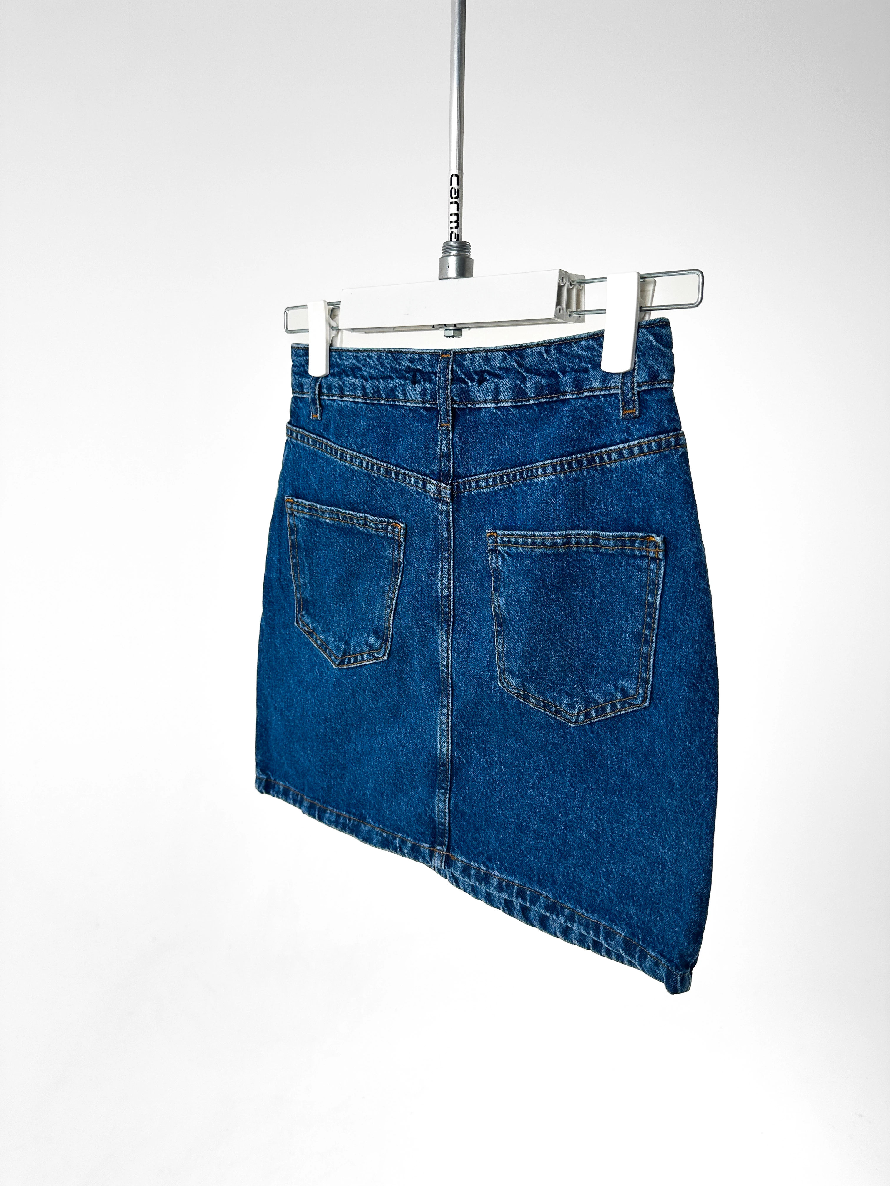 Denim Mini Etek
