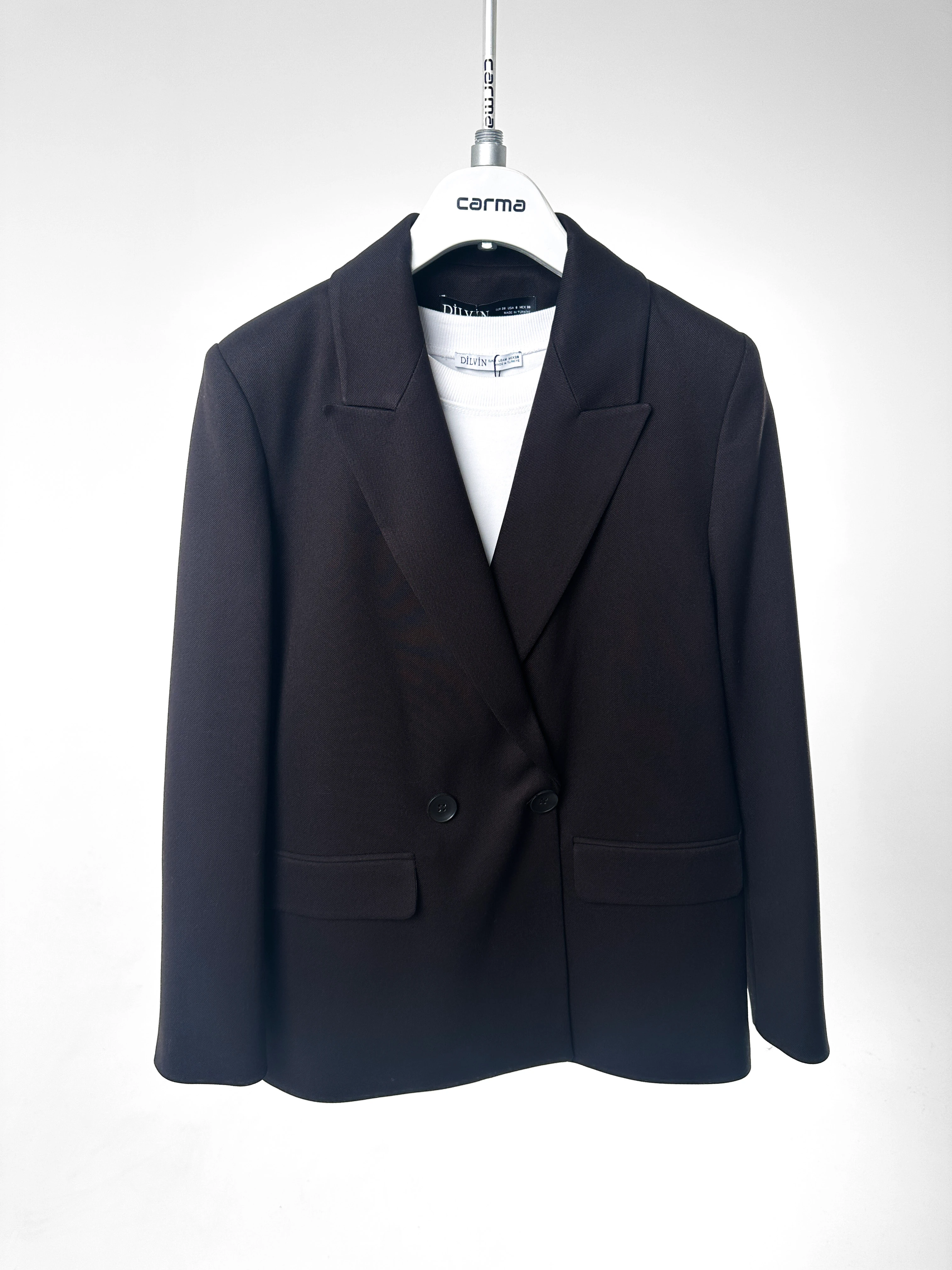 Klasik Fit Blazer - acı kahve