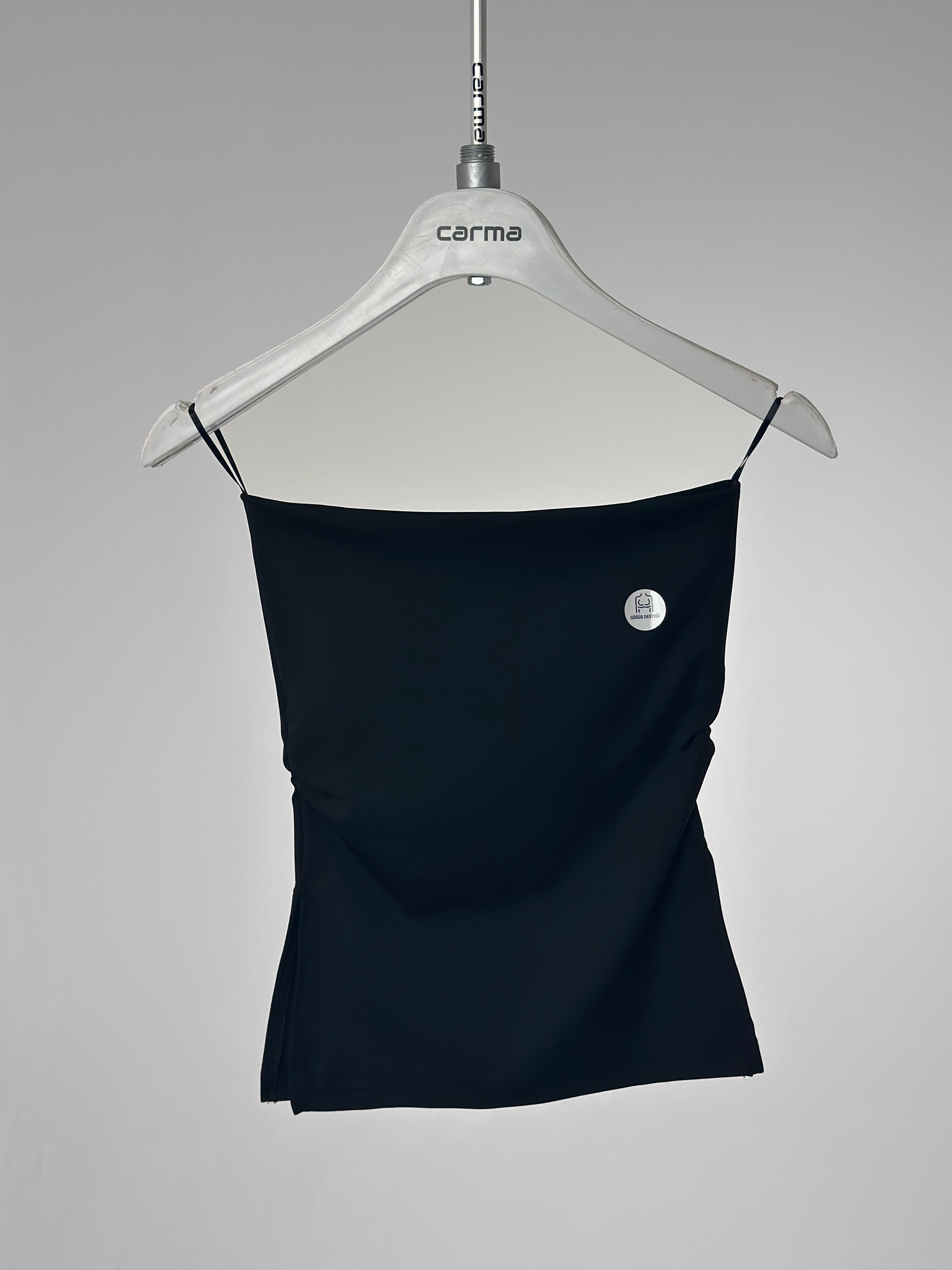 Destekli Fit Bustiyer - siyah