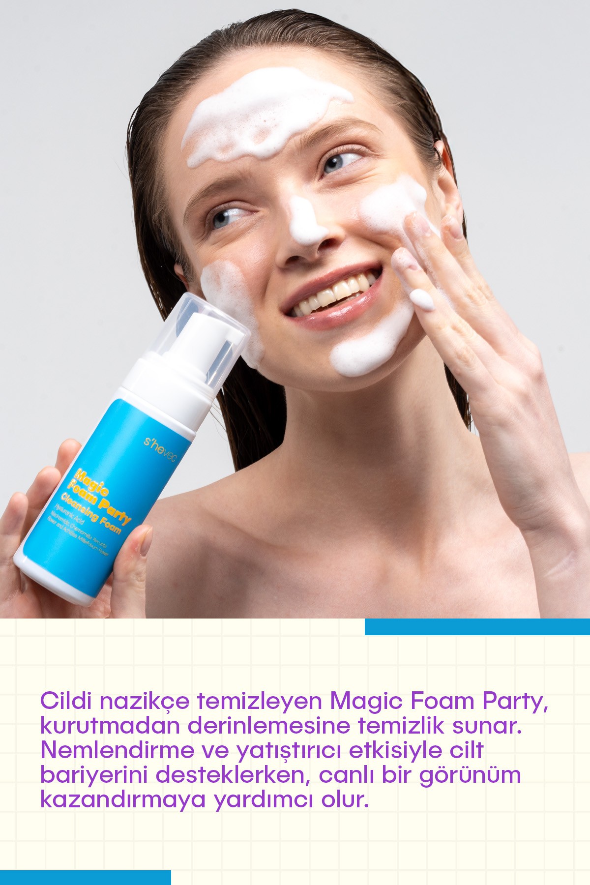 MAGIC FOAM PARTY - 0.5% Hyaluronic Acid (150 ml)