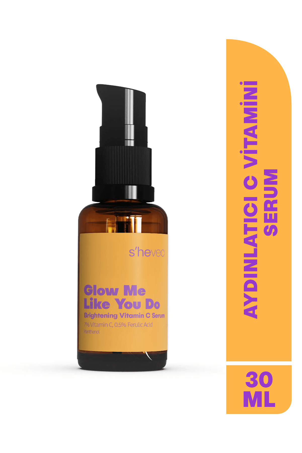 GLOW ME LIKE YOU DO - Aydınlatıcı ve Cilt Tonu Eşitleyici Leke Karşıtı C Vitamini Serum 30ml