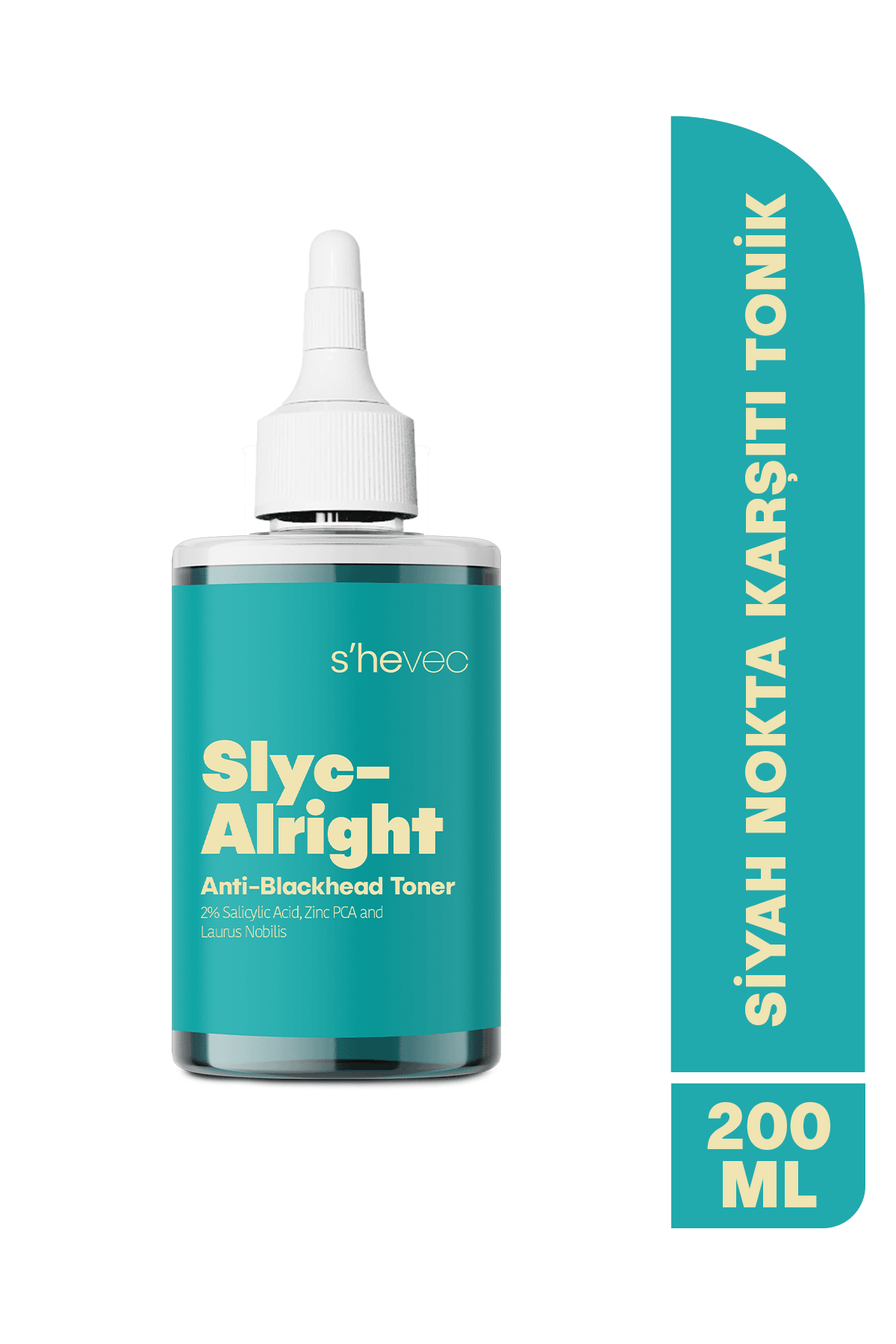 SLYC-ALRIGHT-Salisilik Asit Sivilce ve Siyah Nokta Karşıtı Arındırıcı & Canlandırıcı Bha Tonik 200ml