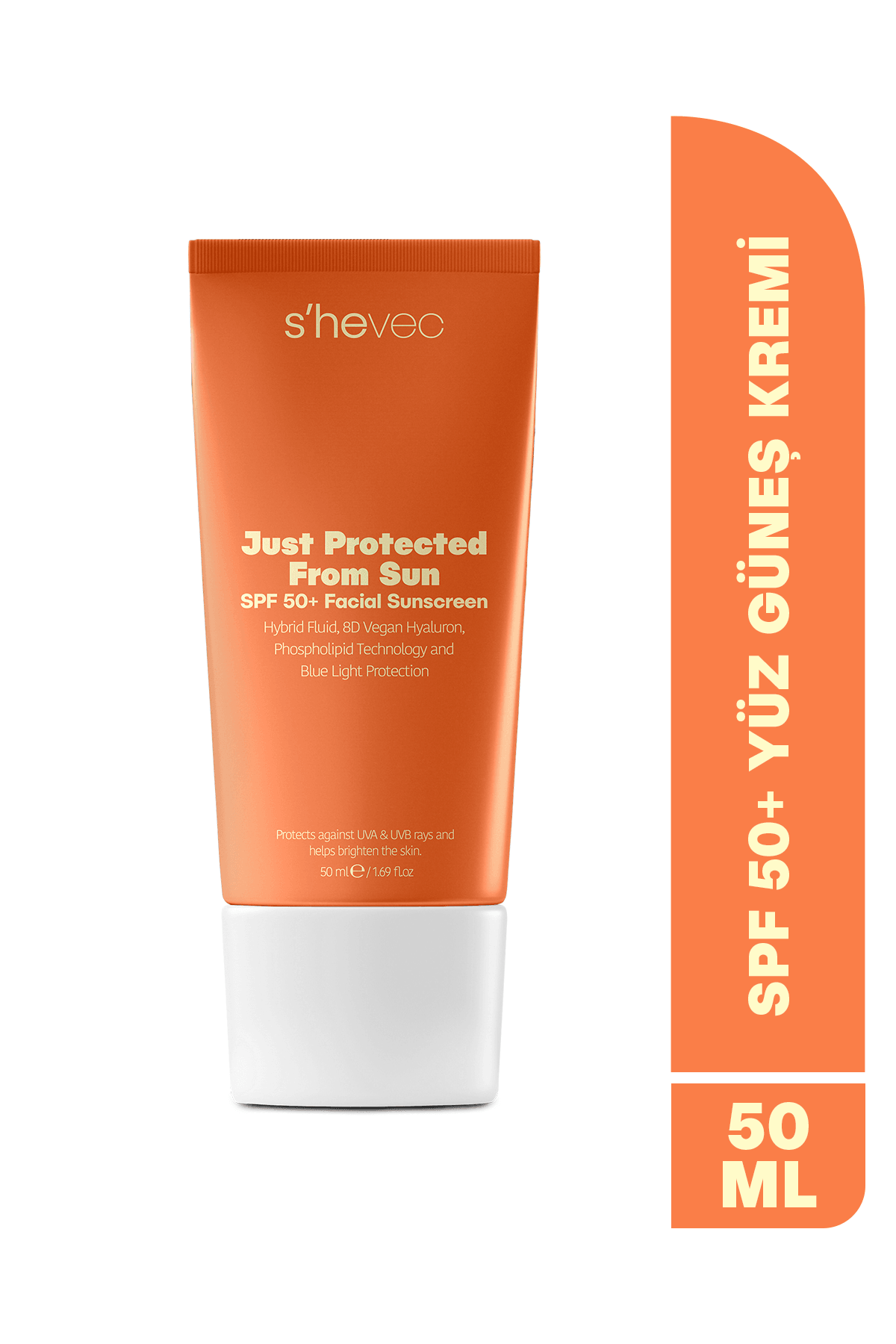 JUST PROTECTED FROM SUN - SPF50+ Leke Karşıtı Yüksek Korumalı Güneş Kremi | Tüm Cilt Tipleri 50ml