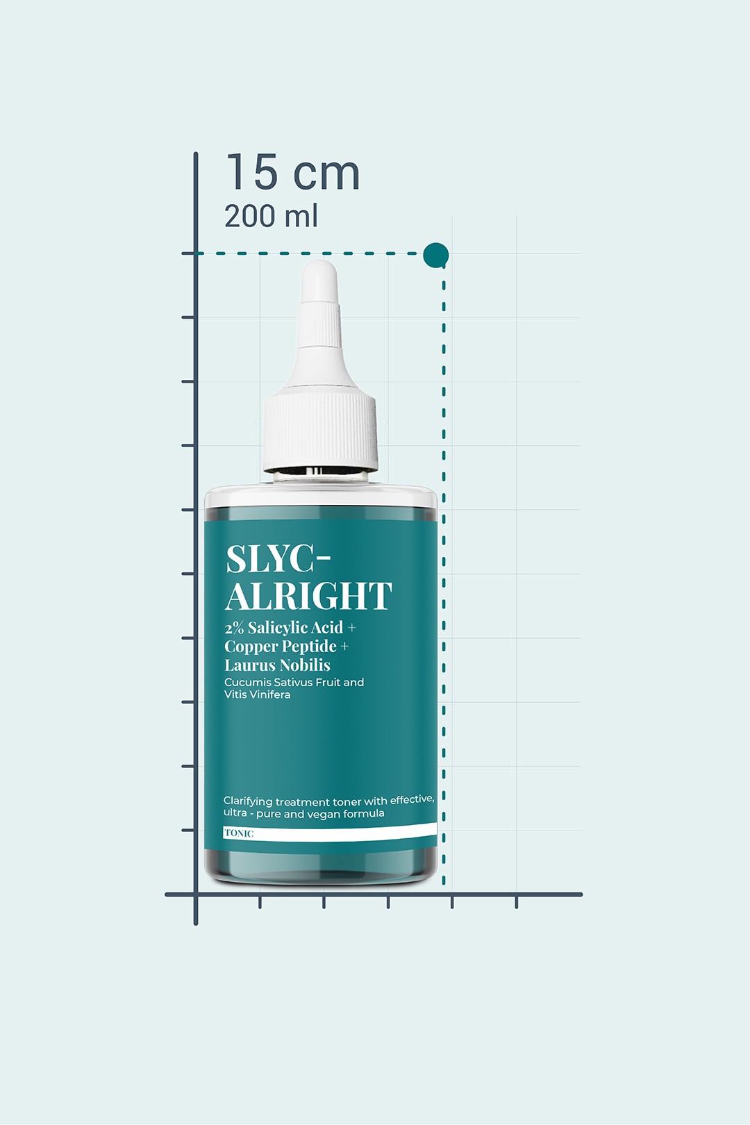 SLYC-ALRIGHT – Purifying and Illuminating Salicylic Acid Toner (200 ml)