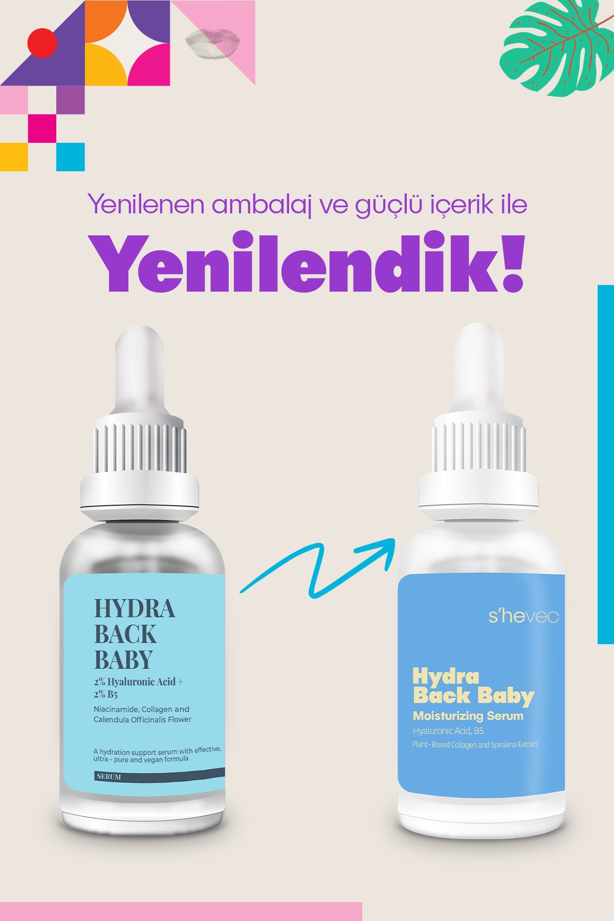 HYDRA BACK BABY - 2% Hyaluronic Acid + 2% Vitamin B5 (30 ml)