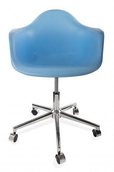 Eames Kabuk Çalışma Sandalyesi Mavi