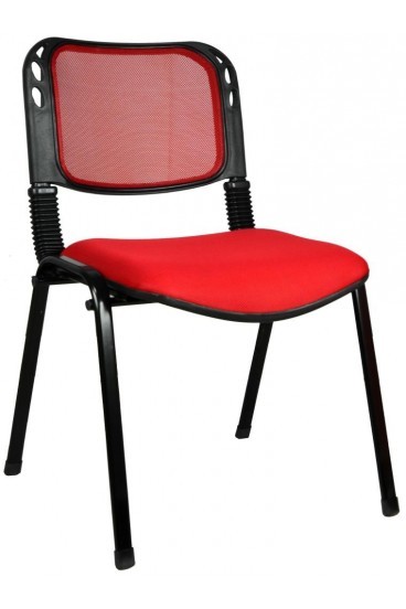 Ofisel Fileli Form Sandalye - Kırmızı - 2016R0545