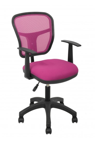 Ofisel Lima Fileli Çalışma Koltuğu Pembe