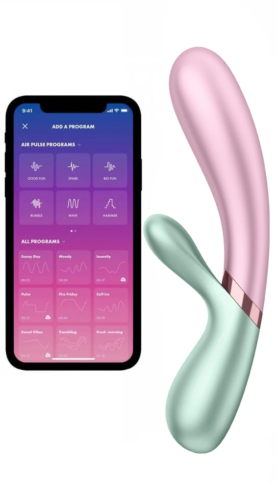 Satifyer Hot Lover Pink G-Bölgesi ve Klitoris Uyarıcı Telefon Kontrollü Isıtmalı Vibratör