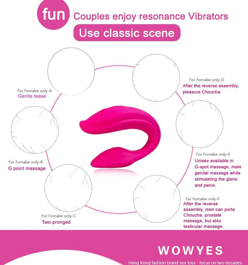 WowYes Share Çiftlere Özel Kablosuz Uzaktan Kumandalı Şarjlı Giyilebilen Vİbratör