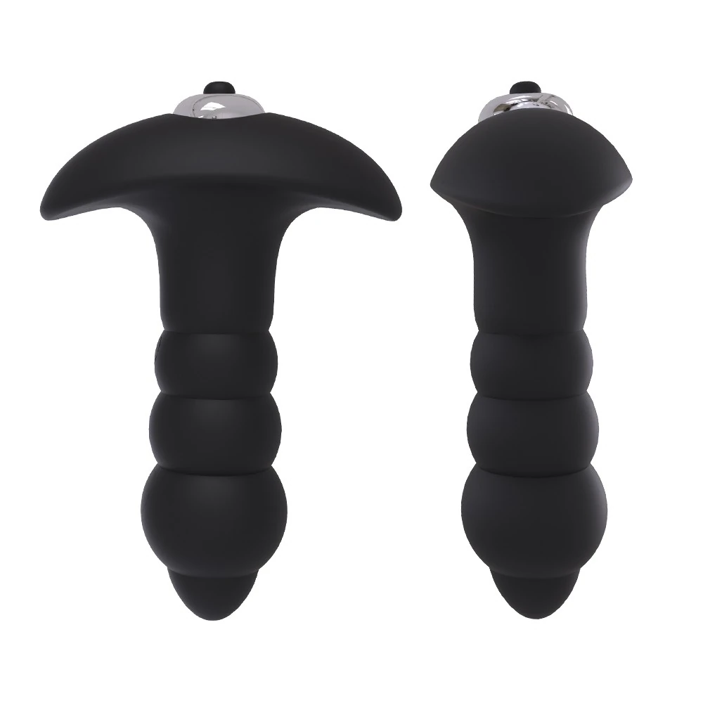 Bubble Kabarcık Desenli Titreşimli Silikon Anal Plug