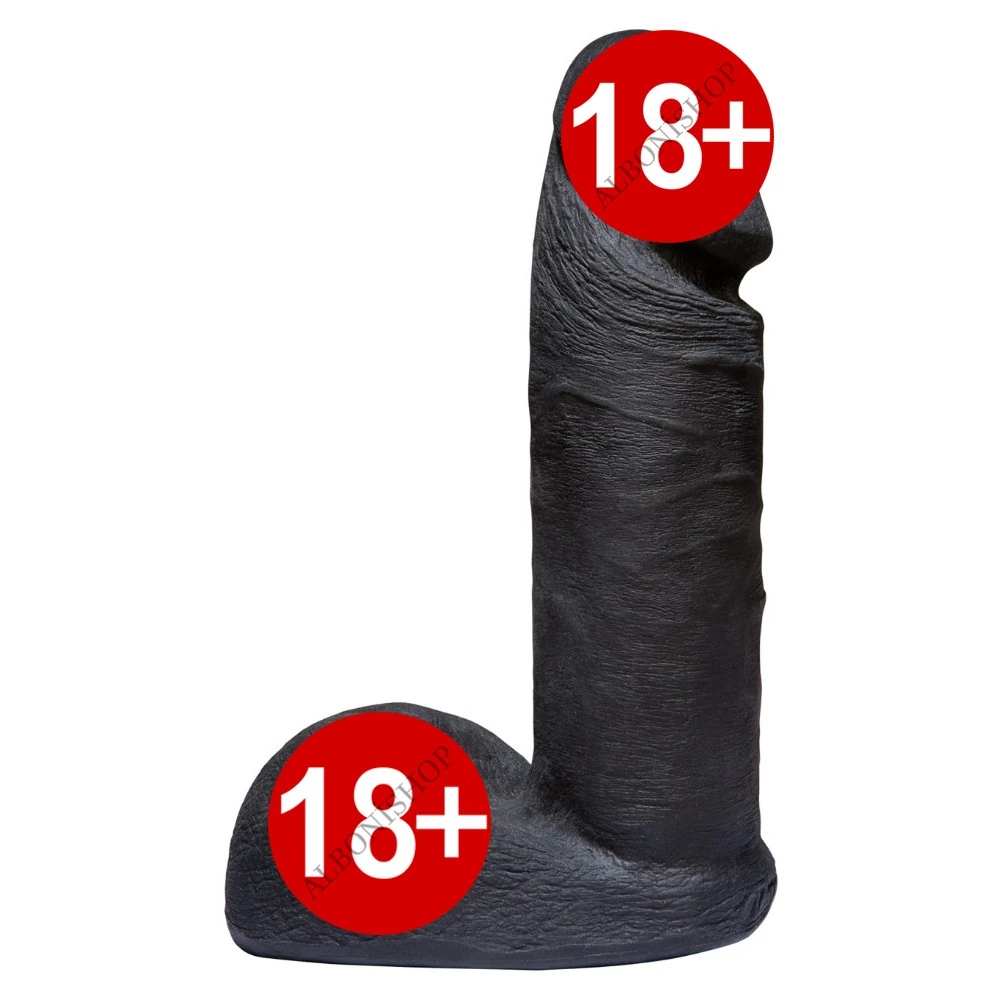 Doc Johson Code Black 6 İnch Ur3 Özel Dokulu Realistik Siyah Penis Dildo