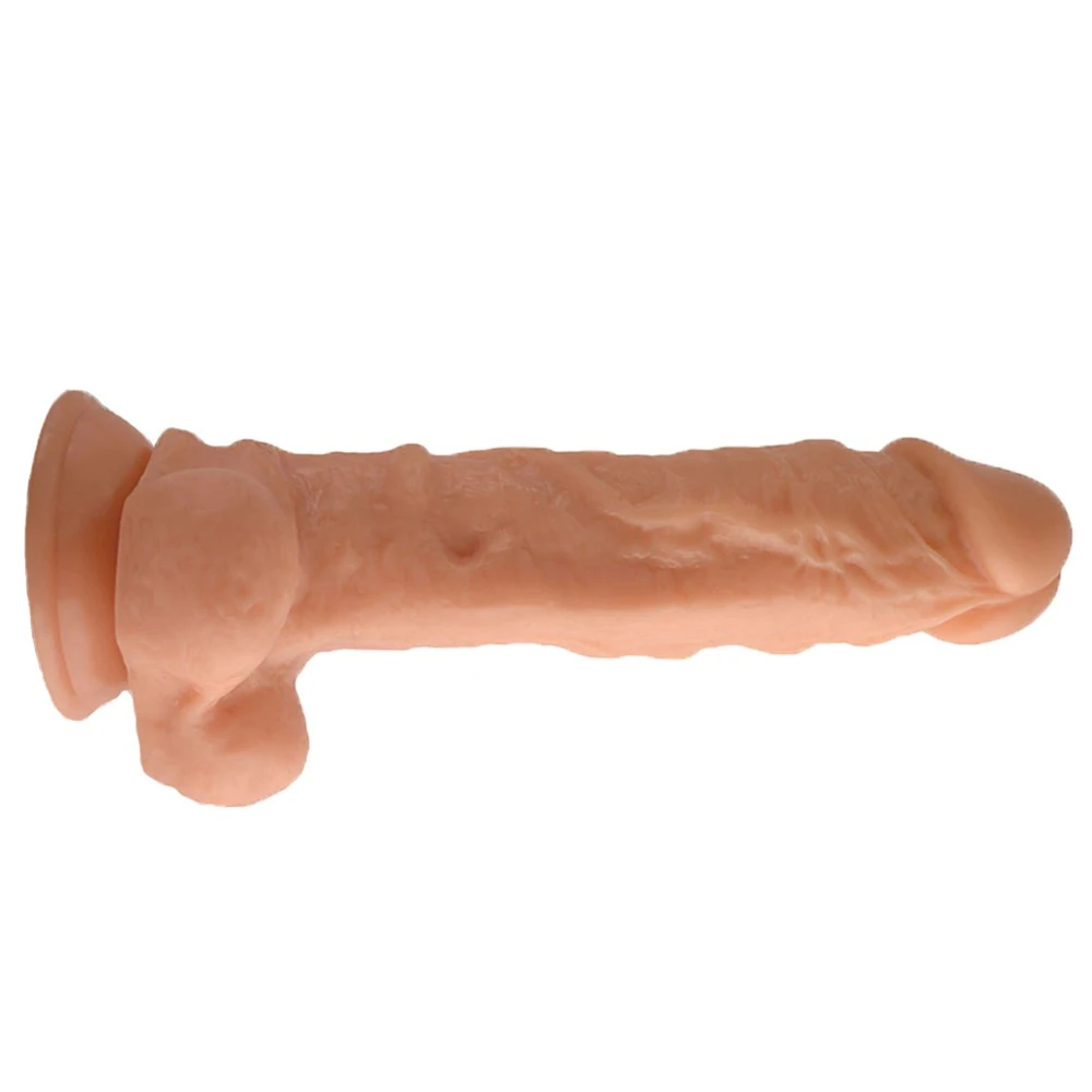 Hunters Yeni Seri 28 cm Damarlı Kalın Realistik Penis