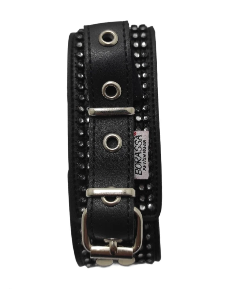 Siyah Deri Boyun Tasması