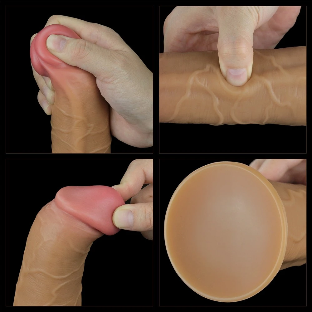 Dual Layer Platinyum 20 Cm Silikon Kumandalı Şarjlı Dönebilen Hareketli Kemerli Penis