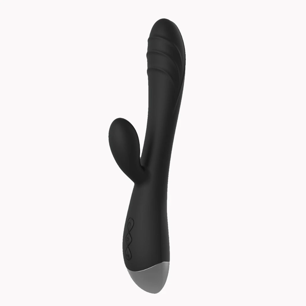10 Modlu Titreşimli Su Geçirmez G-Bölgesi ve Klitoris Özel Siyah Vibratör