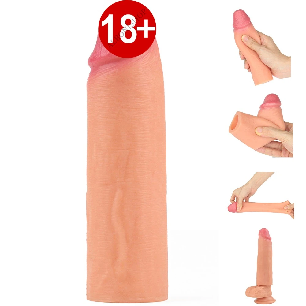 Lovetoy Nature-Extender Serisi Ultra Esnek Özel Silikonlu Penis Kılıfı