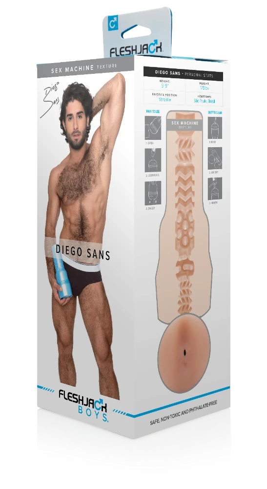 Fleshlight Fleshjack Boys Diego Sans Sex Machine Anal Mastürbatör