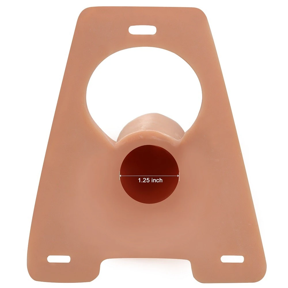 Rodeo 20 cm Gerçekçi Ten Dokusunda Yumuşak İçi Boş Kemerli Penis