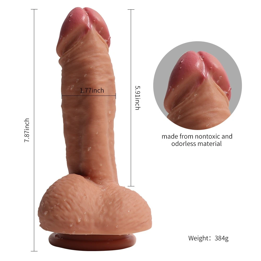 19 Cm Ekstra Yumuşak Çift Katmanlı Özel Silikon Dokuda Belden Bağlamalı Penis