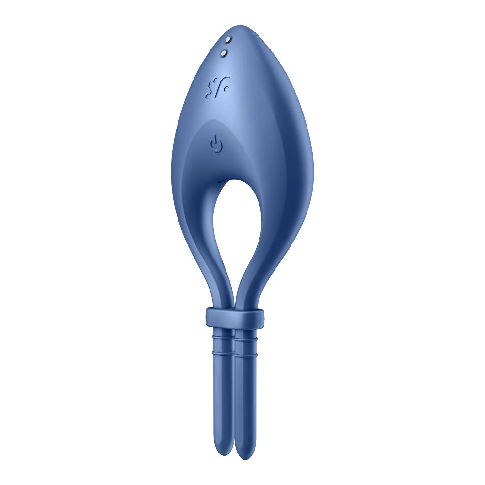 Satisfyer Bullseye Connect Blue App Kontrollü Ayarlanabilir Titreşimli Penis Halkası