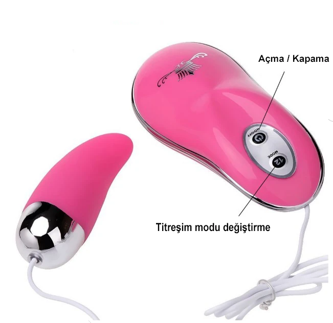 Led Işıklı 12 Fonksiyonlu Kumandalı Titreşimli Vibratör