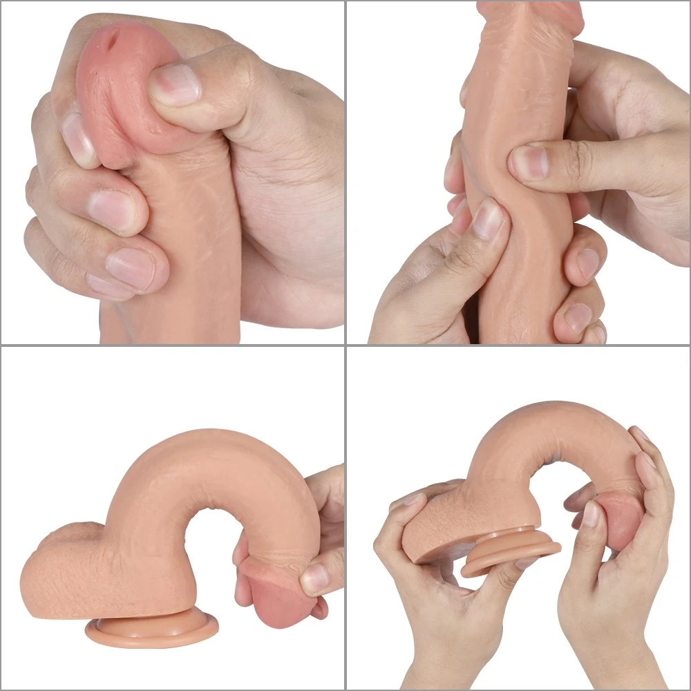 Bill Çift Katmanlı Ultra Gerçekci 23 Cm Realistik Penis Dildo